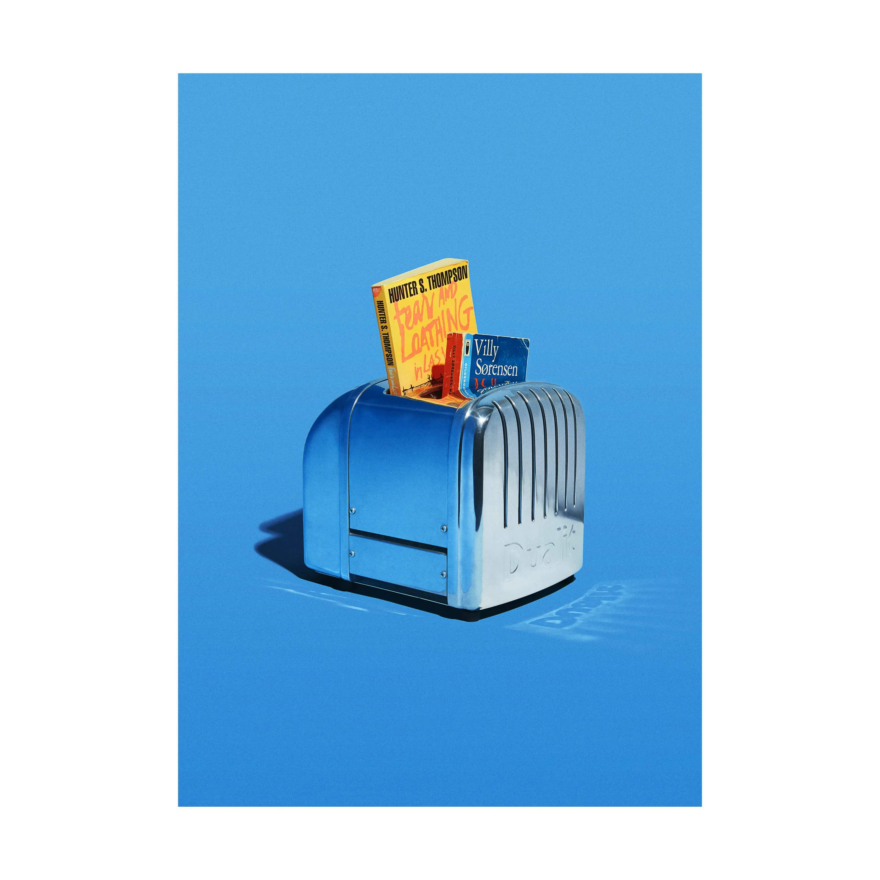plakat - Brain toaster, blå, large