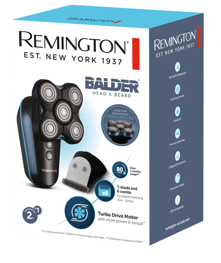 Remington Barbermaskiner Balder Barbermaskine i Blå/Sort, 7