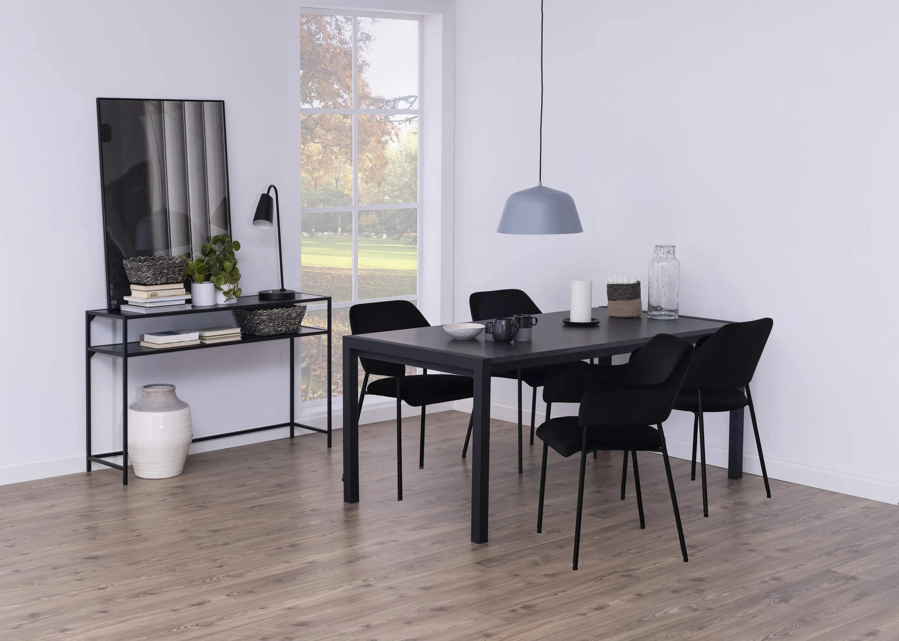 CASA Living Spisebordsstole Lima Spisebordsstol - 2 stk. i Sort, 2