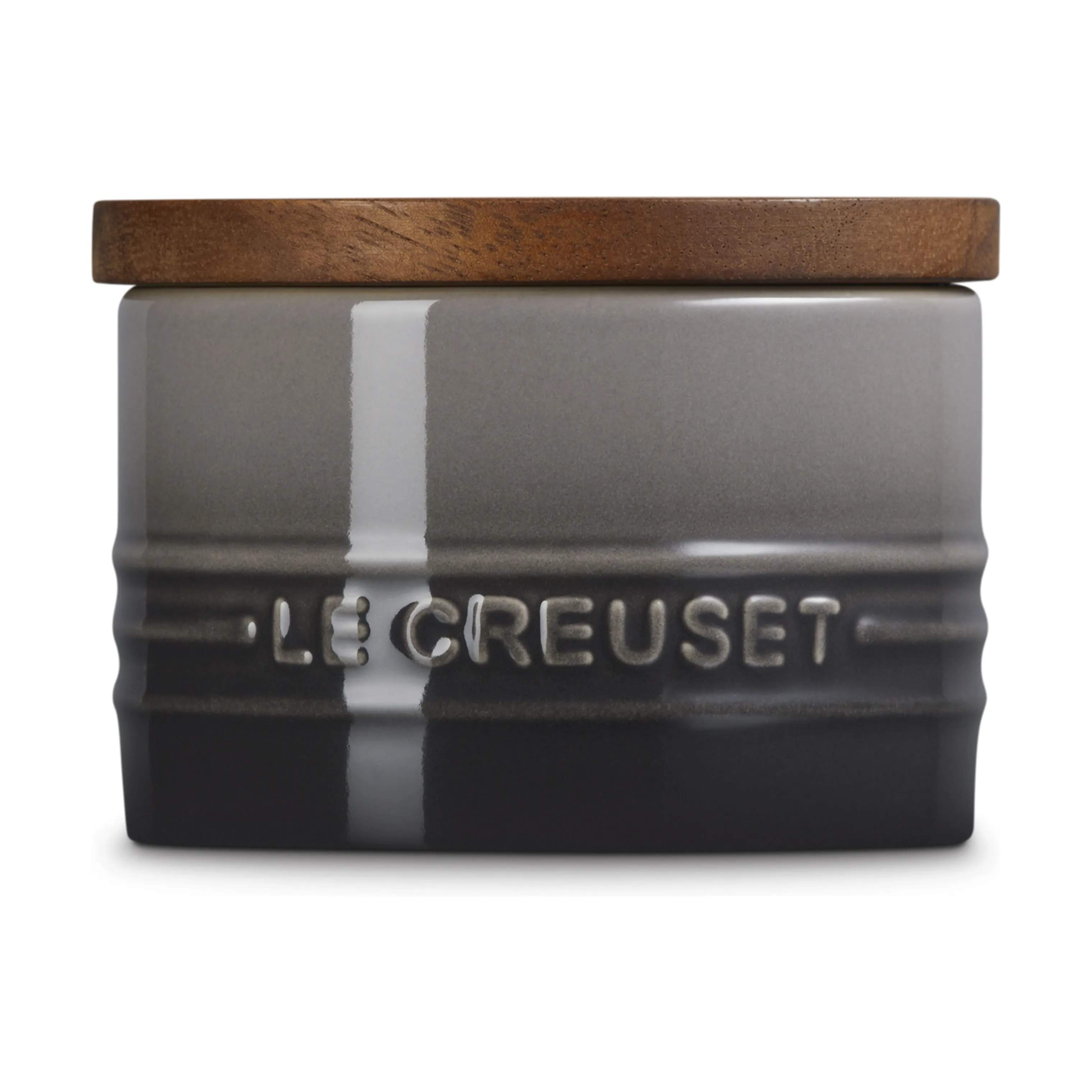 Le Creuset Opbevaringskrukker Signature Opbevaringskrukke m. Låg i Flint, 200 ml, 1