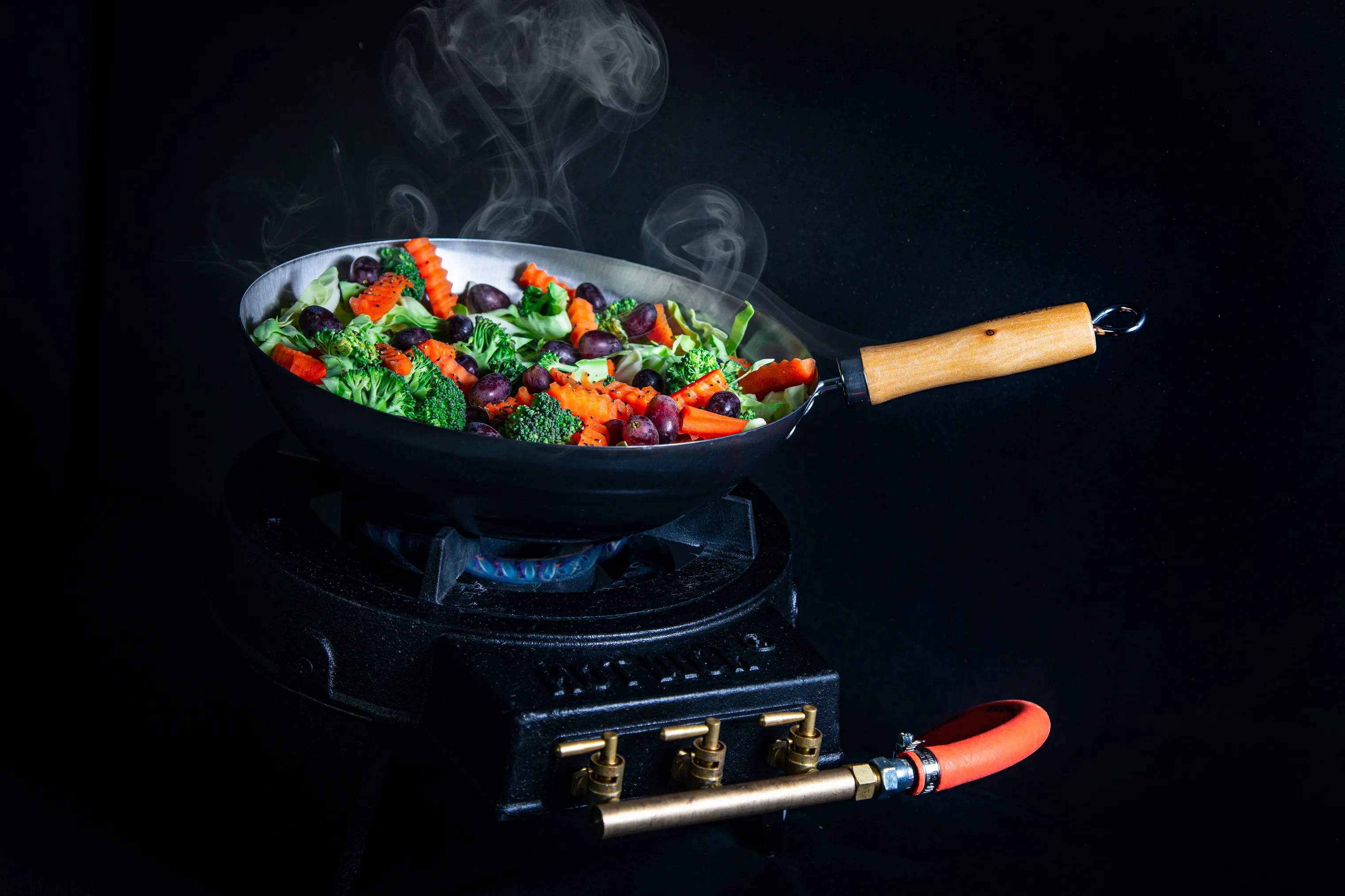 HOT WOK Gasbrændere HOT WOK Pro Gasblus i Sort, 2