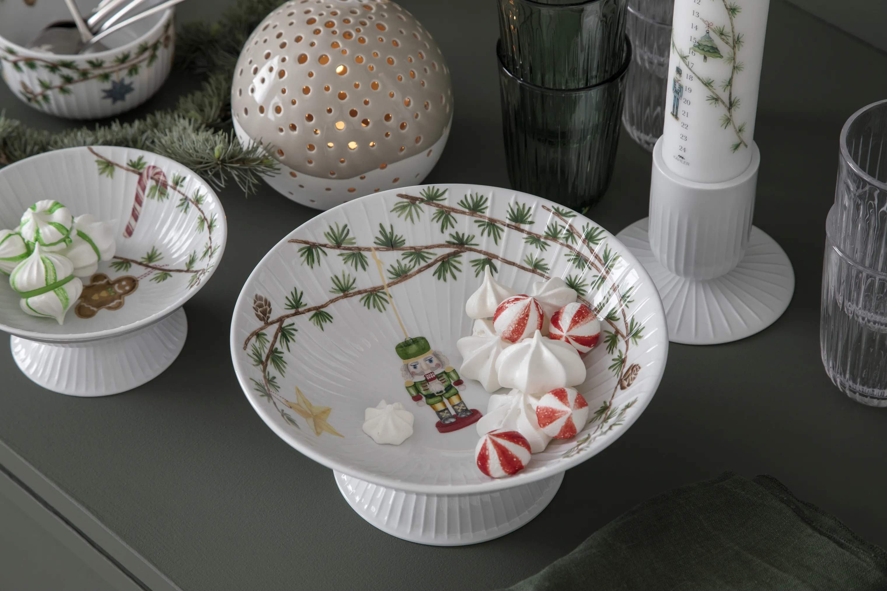 Kähler Serveringsskåle Hammershøi Jul Juleopsats i 11 cm, 2