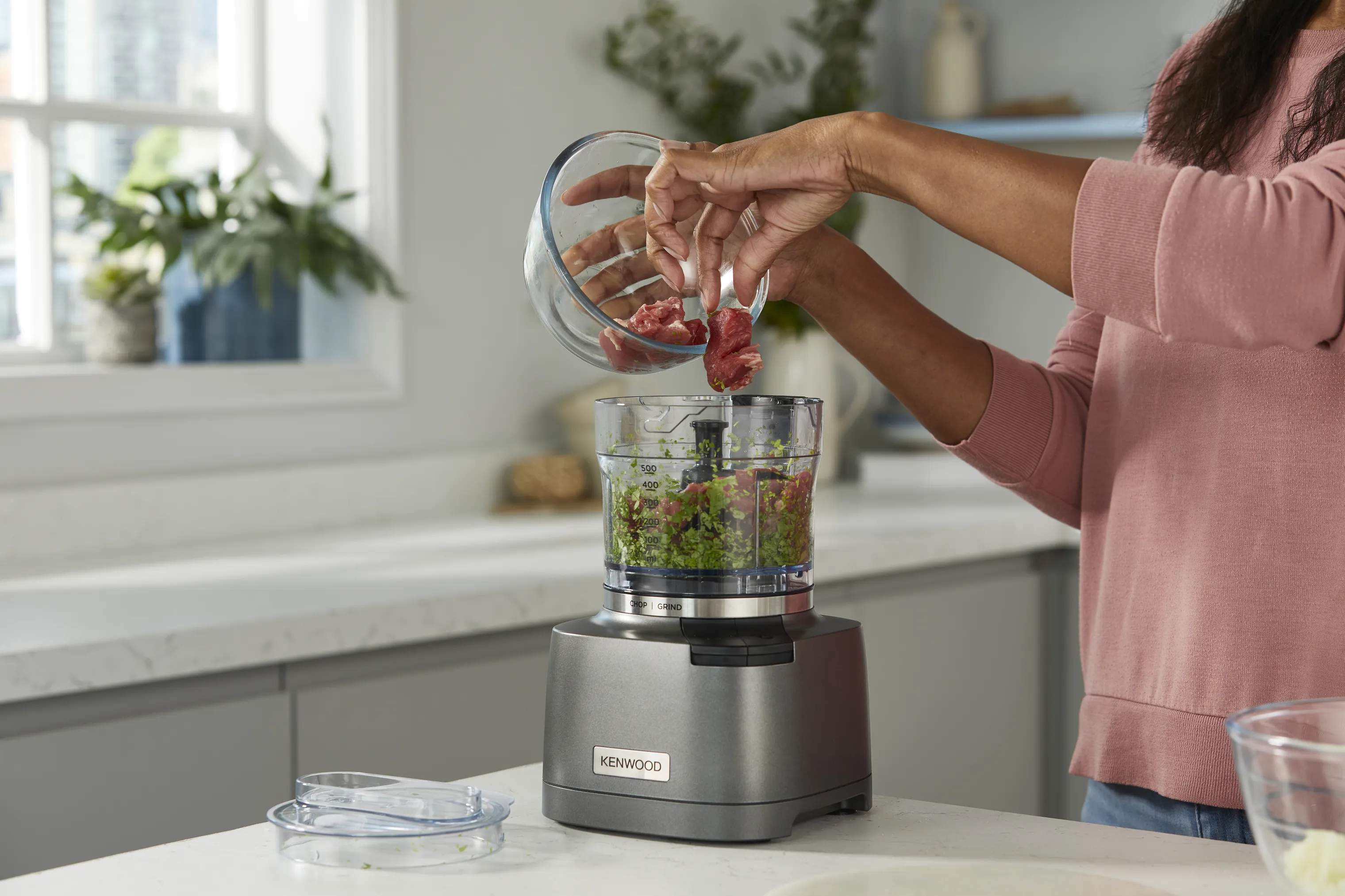 Kenwood Minihakkere 2-i-1 Minihakker & Kværn i Grå, 2