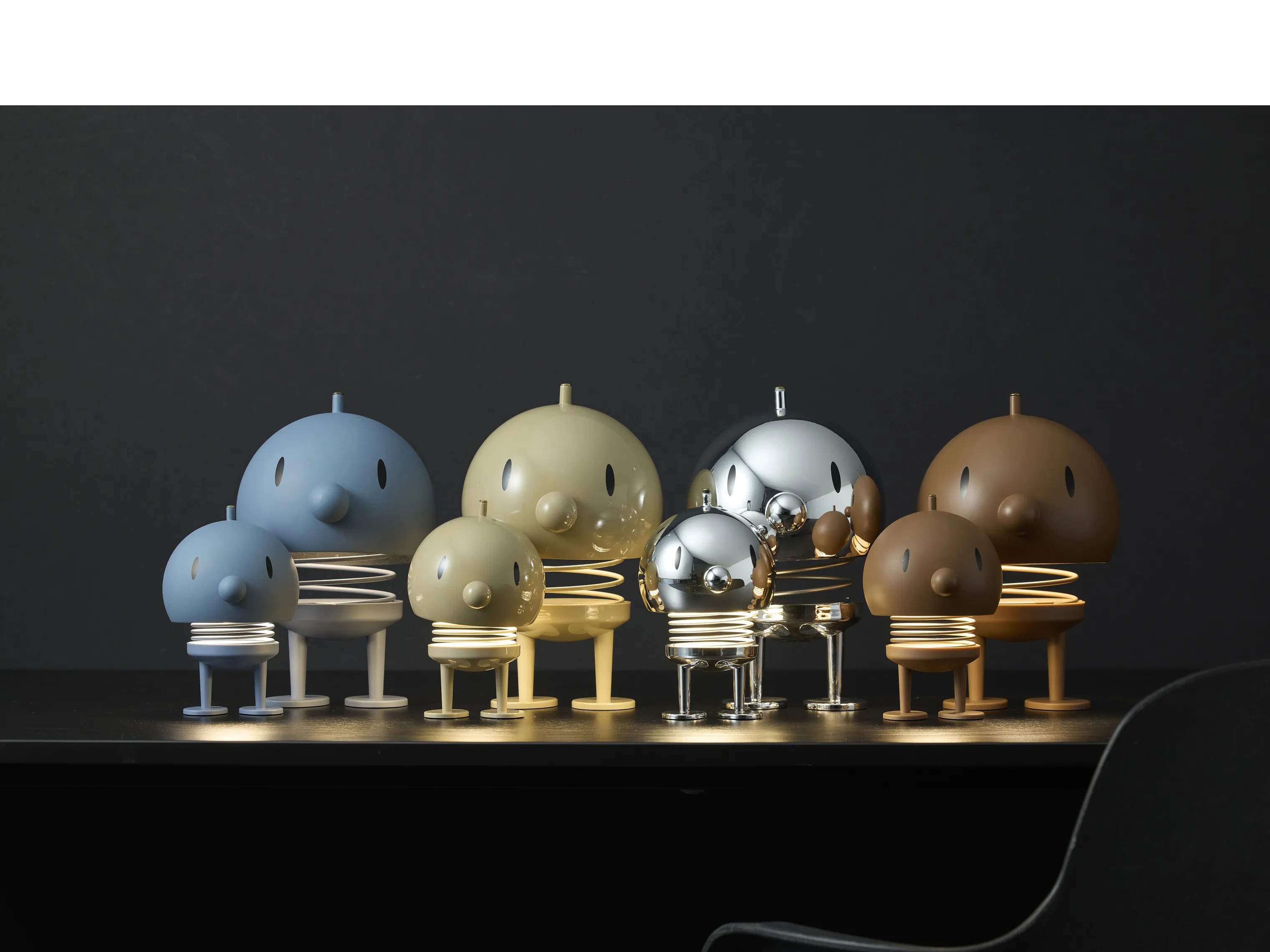 Hoptimist Bordlamper Bumble - LED Lampe i Sky, 15 cm, 2