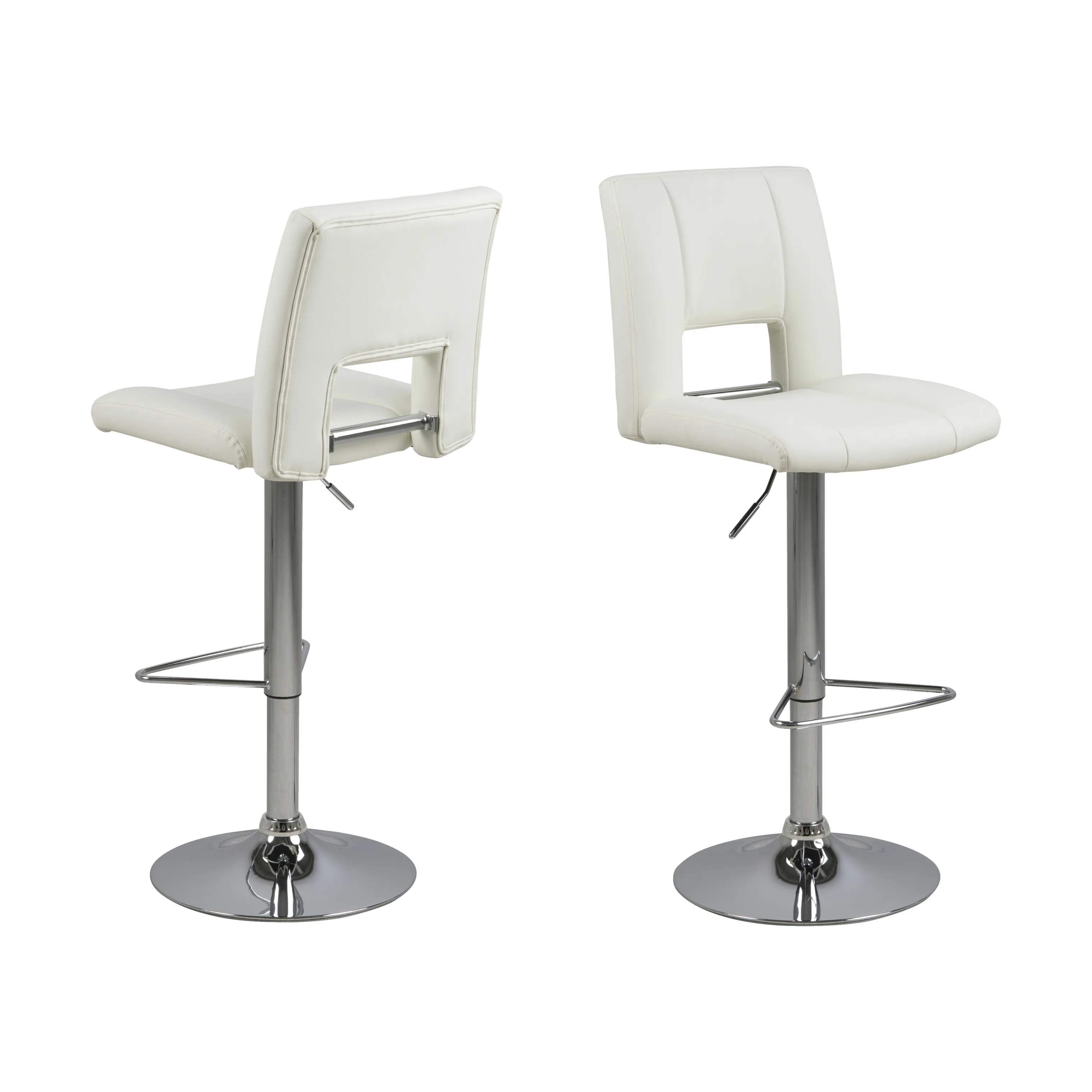 CASA Living Barstole Sylvia Barstol - 2 stk. i Hvid, 7