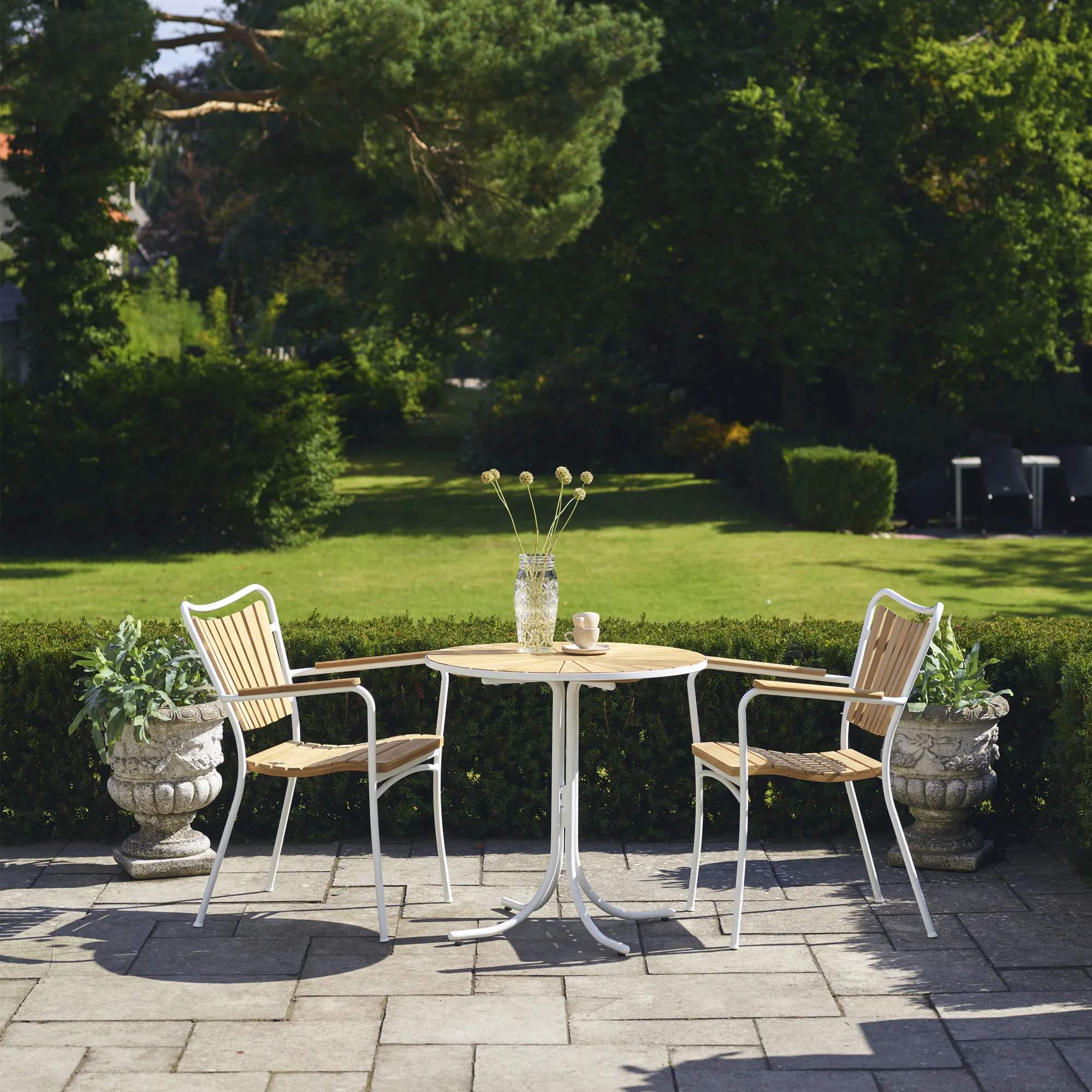 Mandalay Cafésæt Marguerit Cafésæt - 3 dele i Hvid, 70 cm, 6