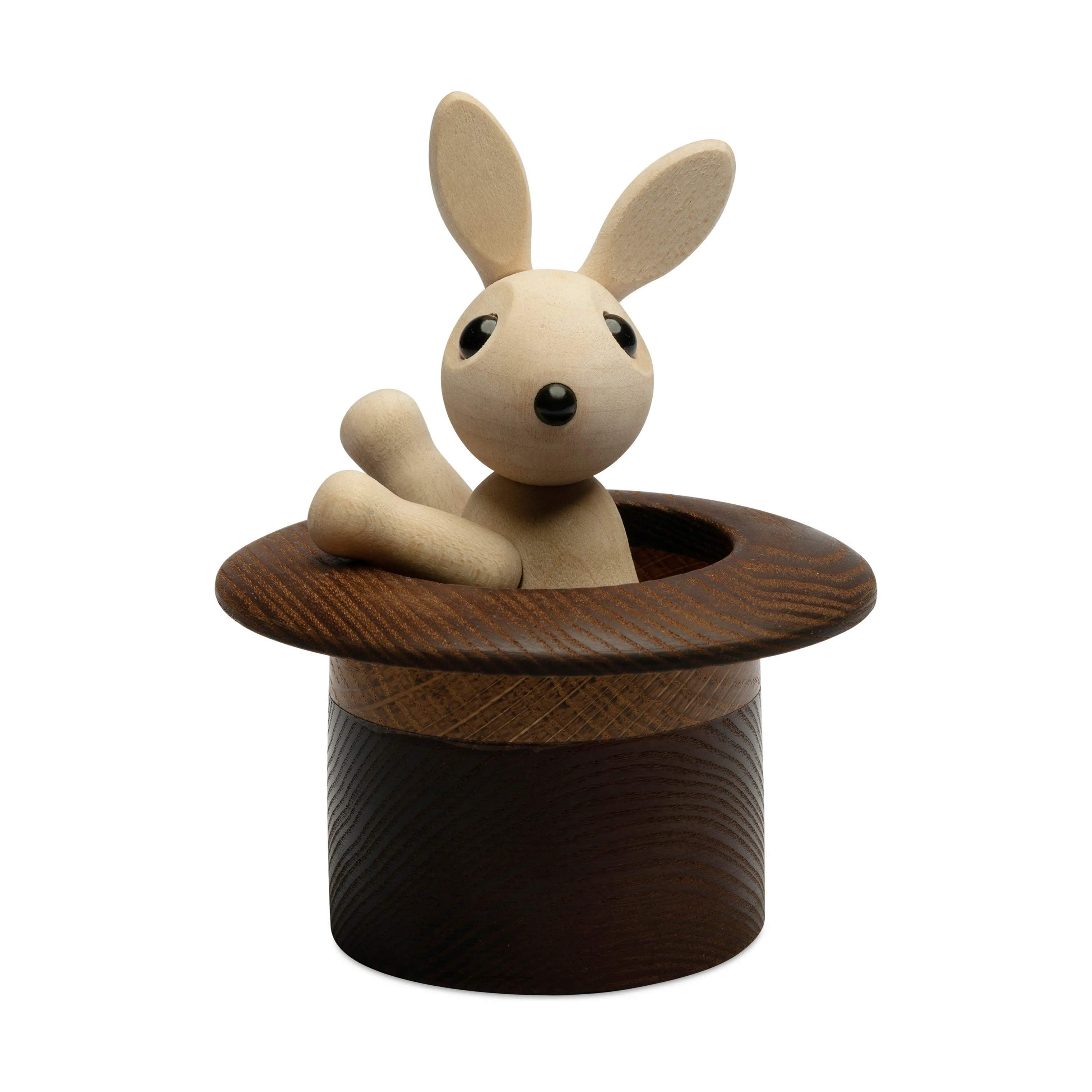 Spring Copenhagen Dyrefigurer Den Magiske Hat m. kanin i Natural, 3