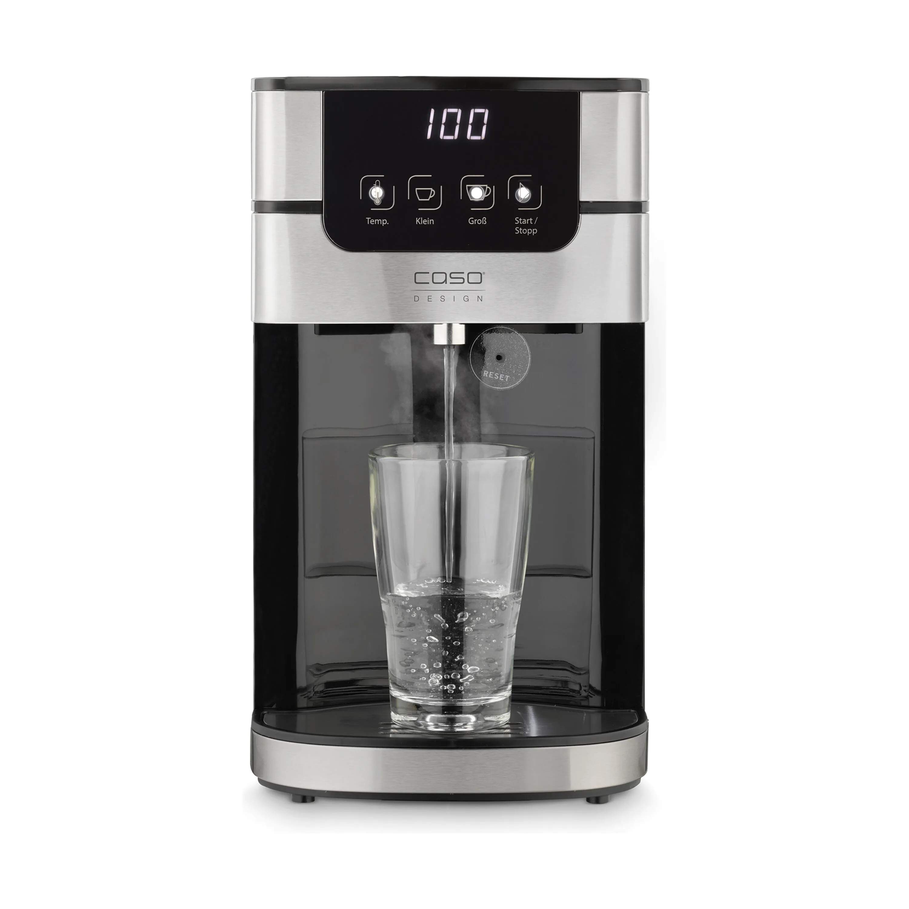 Caso Elkedler PerfectCup 1000 Pro Varmtvandsdispenser i Stål, 1