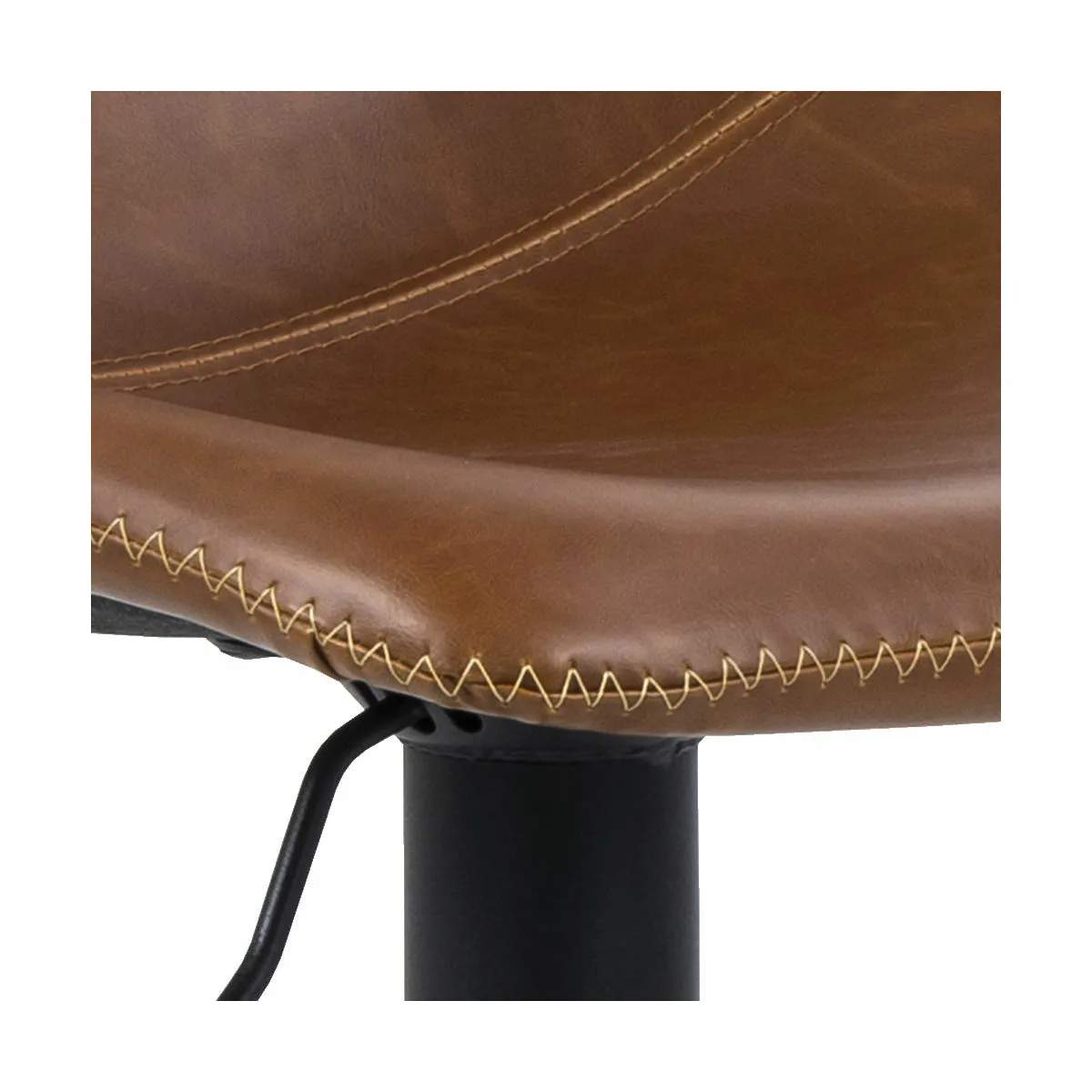 CASA Living Barstole Oregon Barstol i cognac/sort, 3