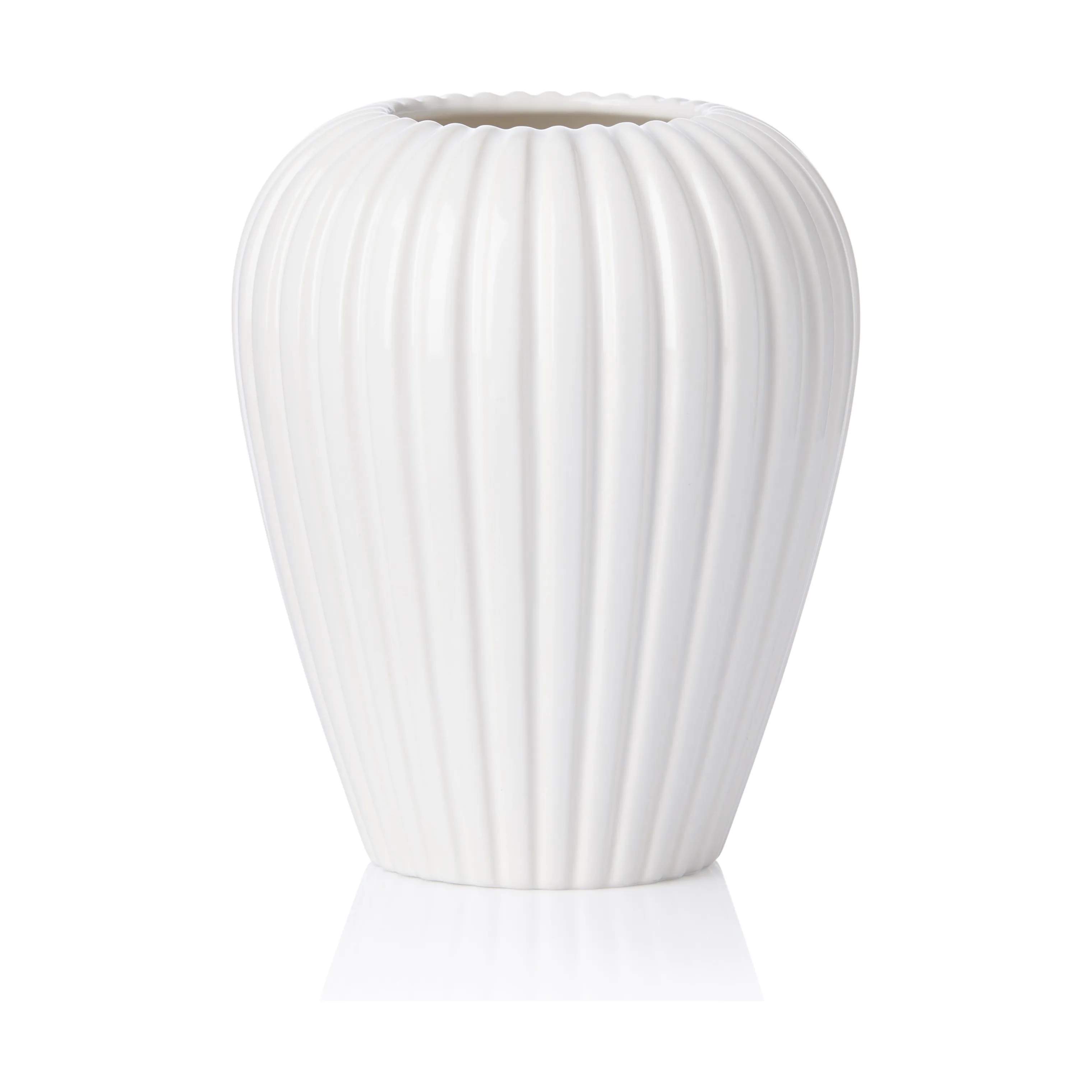 Eslau Lilje Vase, hvid, large