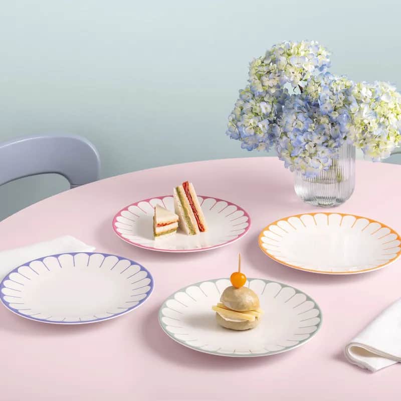 Villeroy & Boch Middagstallerkener Fleur Cassis Middagstallerken i 26,6 cm, 4