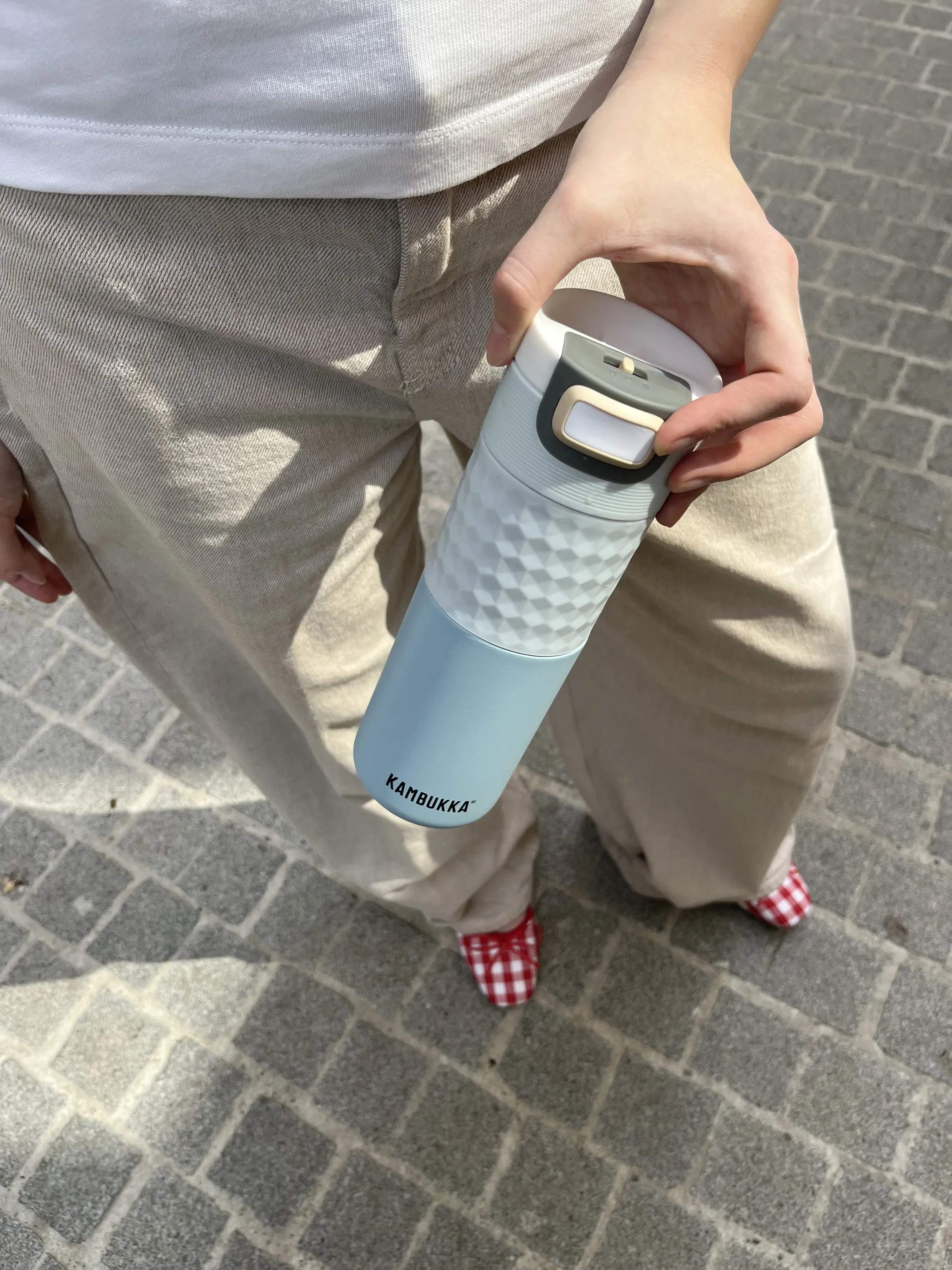 Kambukka Termoflasker Etna Grip Termoflaske i Breezy Blue, 3