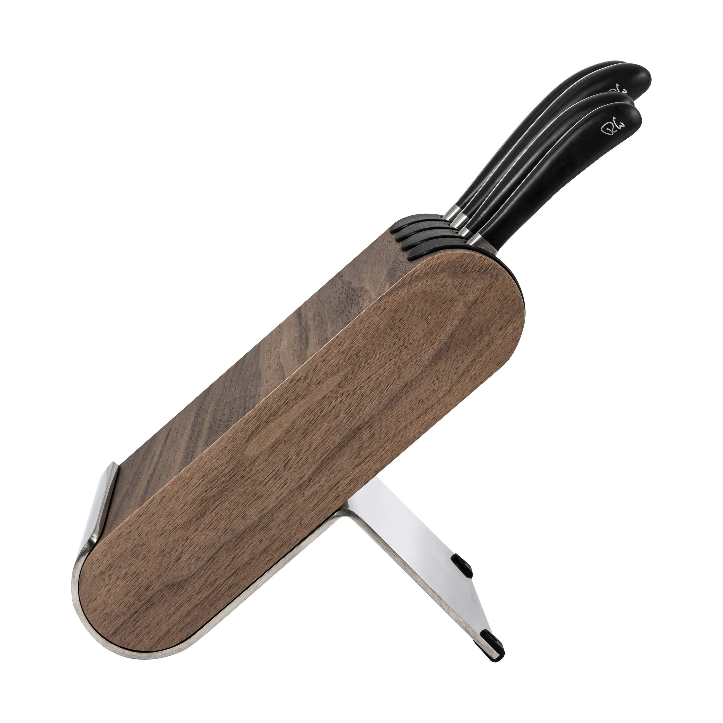 Robert Welch Knivblokke med knive Signature Knivblok - 5 dele i Mørk træ/sort, 2