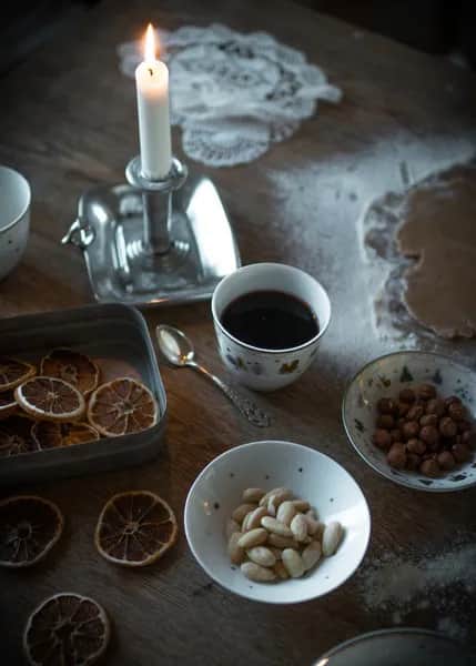 Wik & Walsøe Krus og kopper uden hank Julemorgen Story Kop - 2 stk. i Multifarget, 3