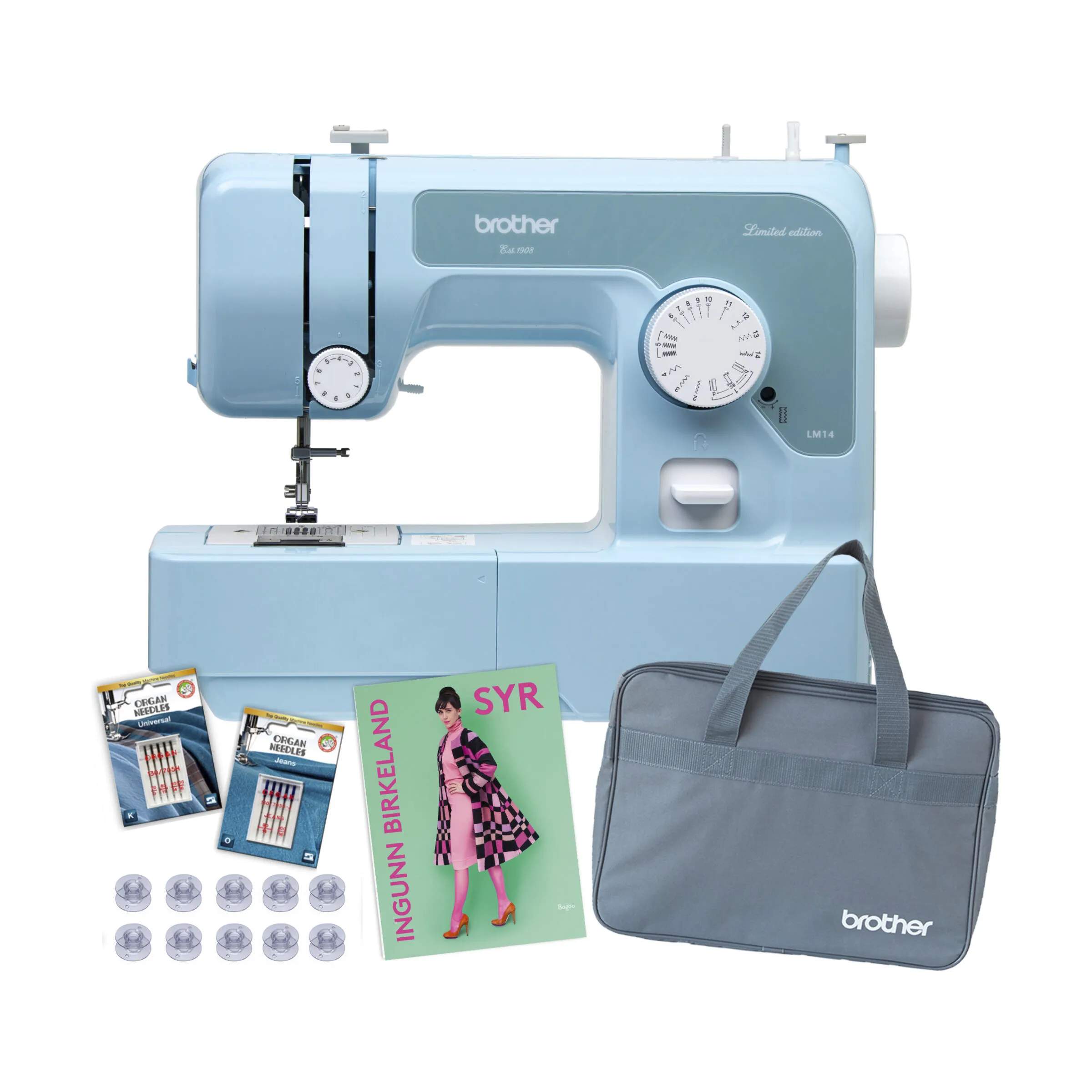Brother Symaskiner LM14 Symaskine - Limited edition i Lyseblå, 1