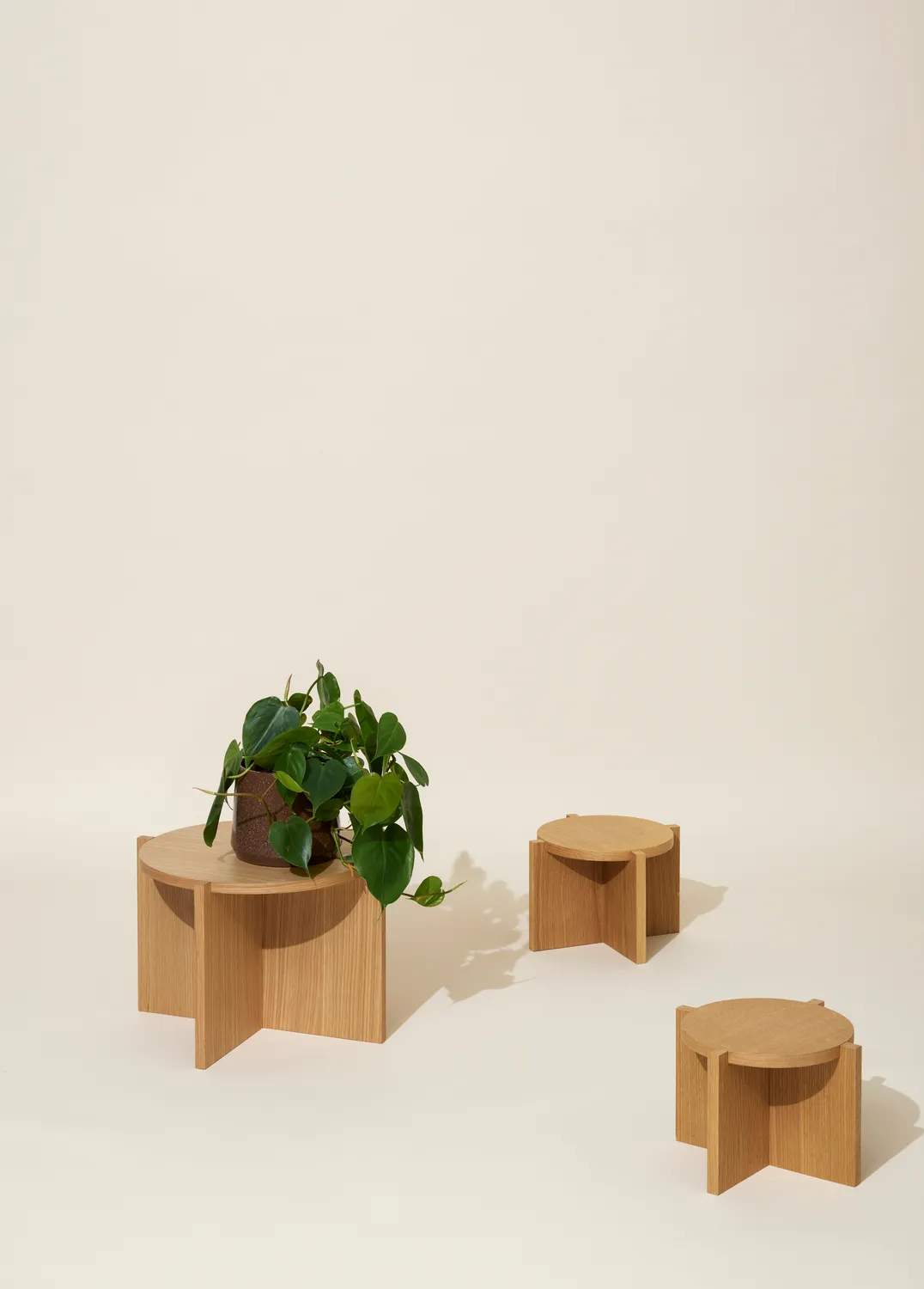 Hübsch Urtepotteskjulere Nomad Plantestander i 45 cm, 3