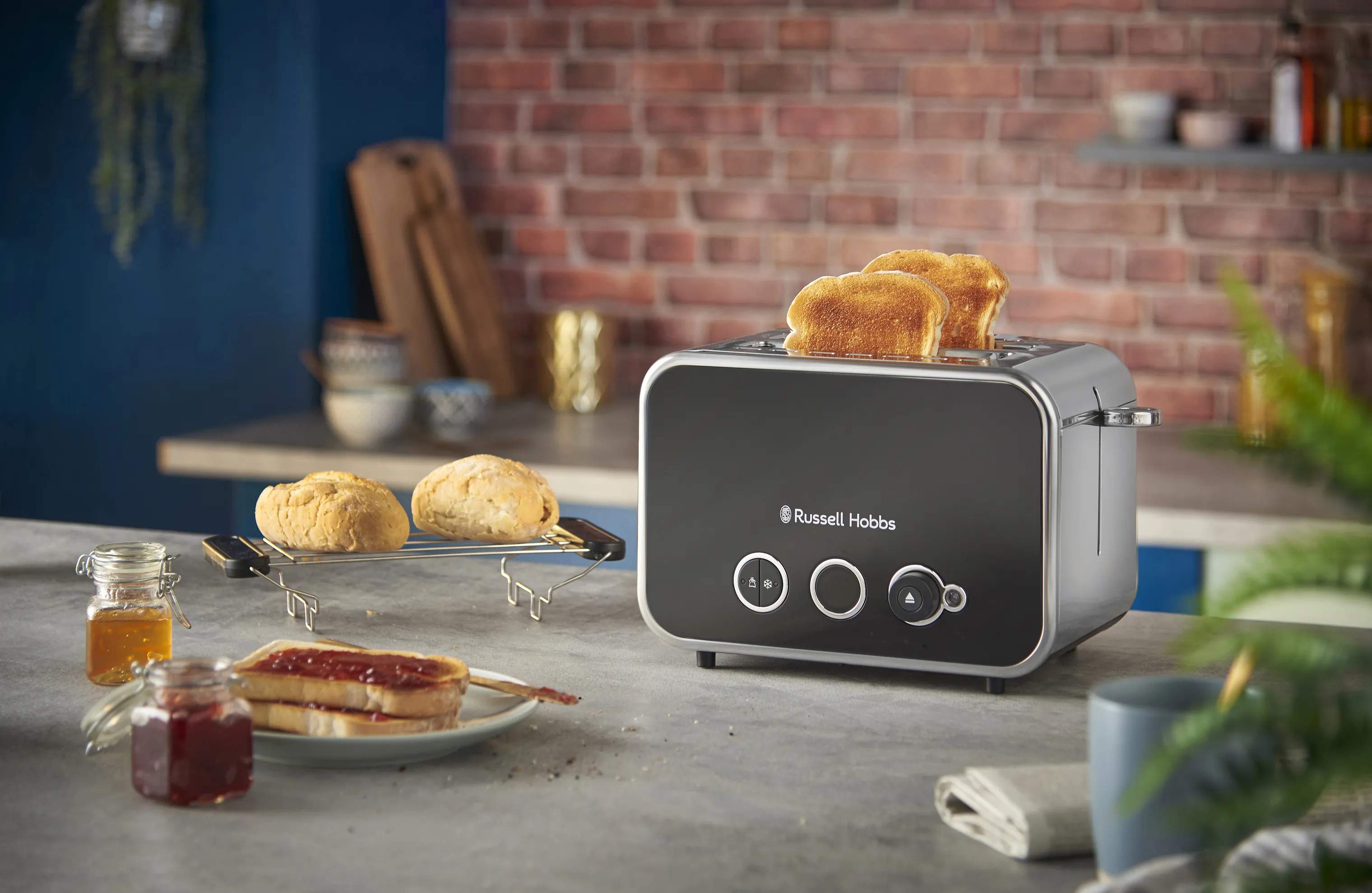 Russell Hobbs Brødristere Distinctions Distinction Brødrister i Sort, 2