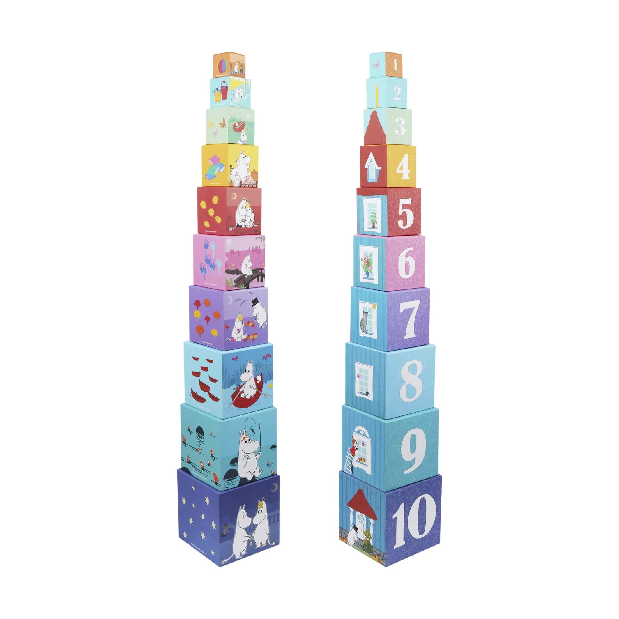 Barbo Toys Spil Moomin Stableklodser i Multifarvet, 3