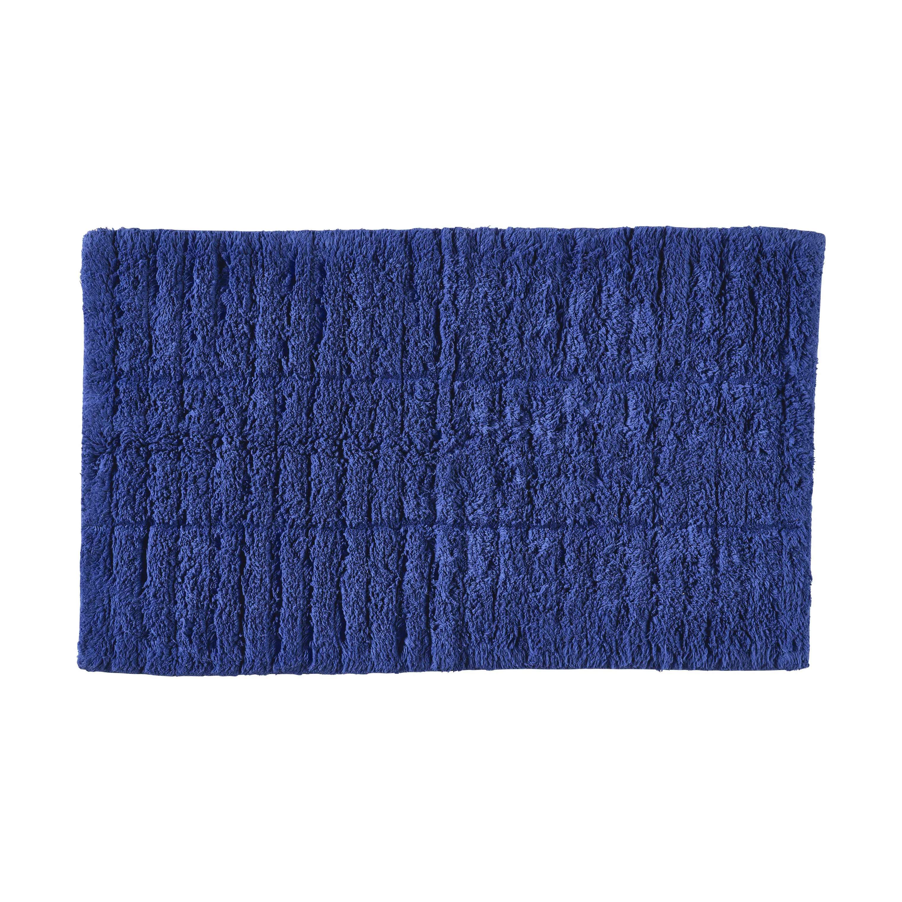 Tiles Bademåtte, indigo blue, large