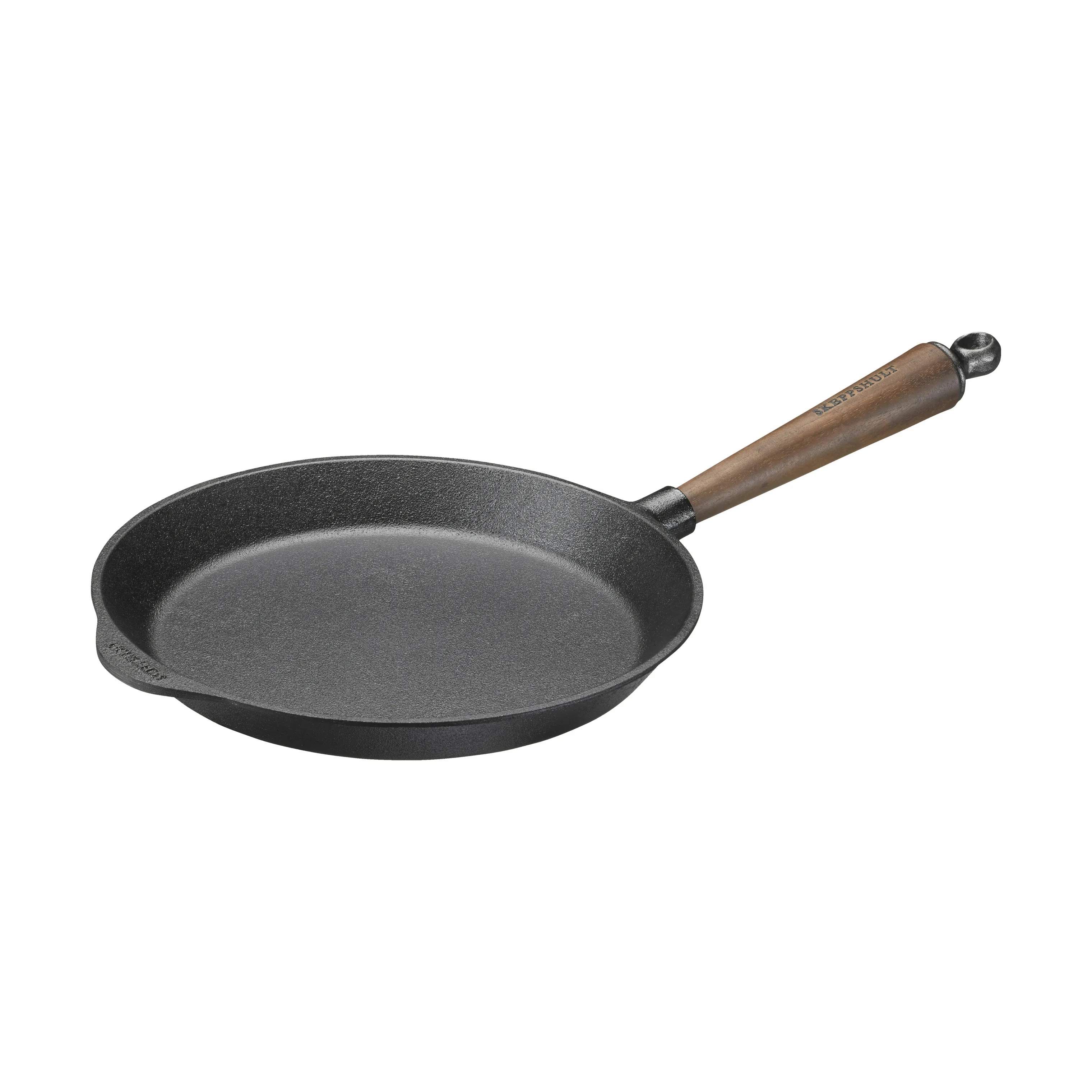 Skeppshult Stegepander Walnut Stegepande i Sort/Træ, 26 cm, 2