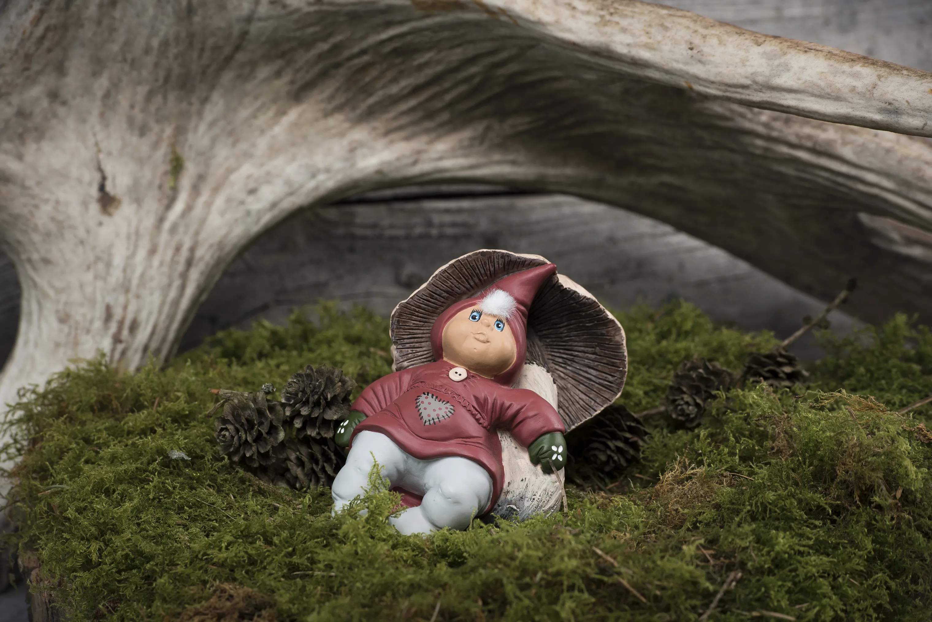 Klarborg Nisser Nisse - Silke i Brun/rød, 2