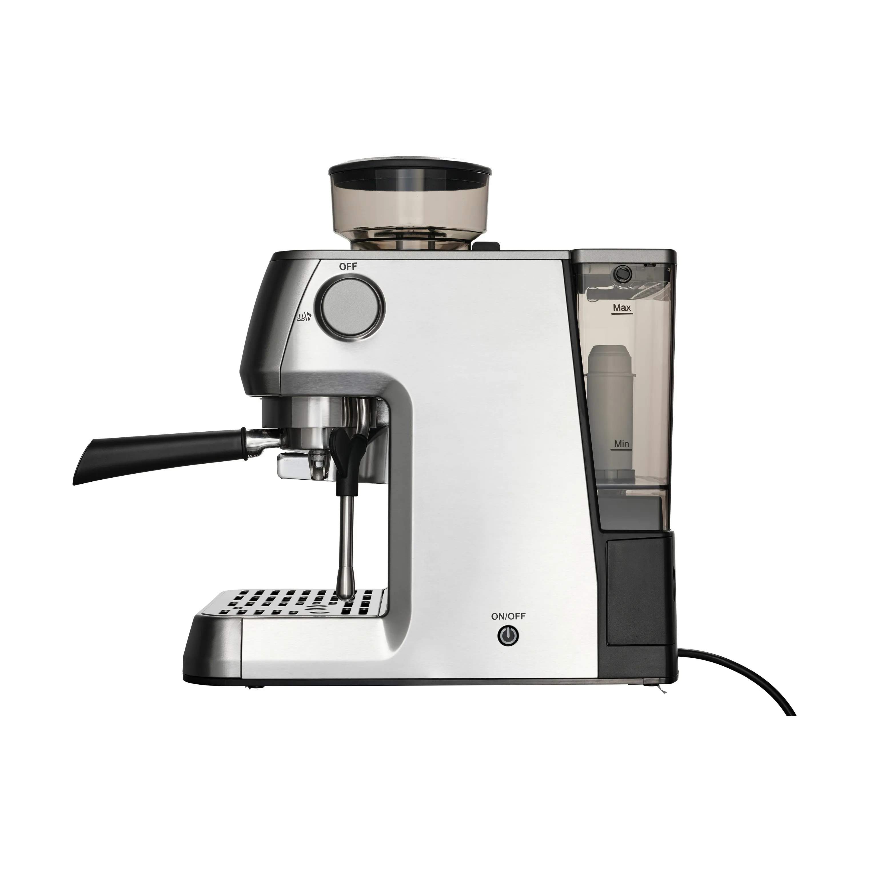 Solis Espressomaskiner Grind & Infuse Espressomaskine i Sølvfarvet, 3