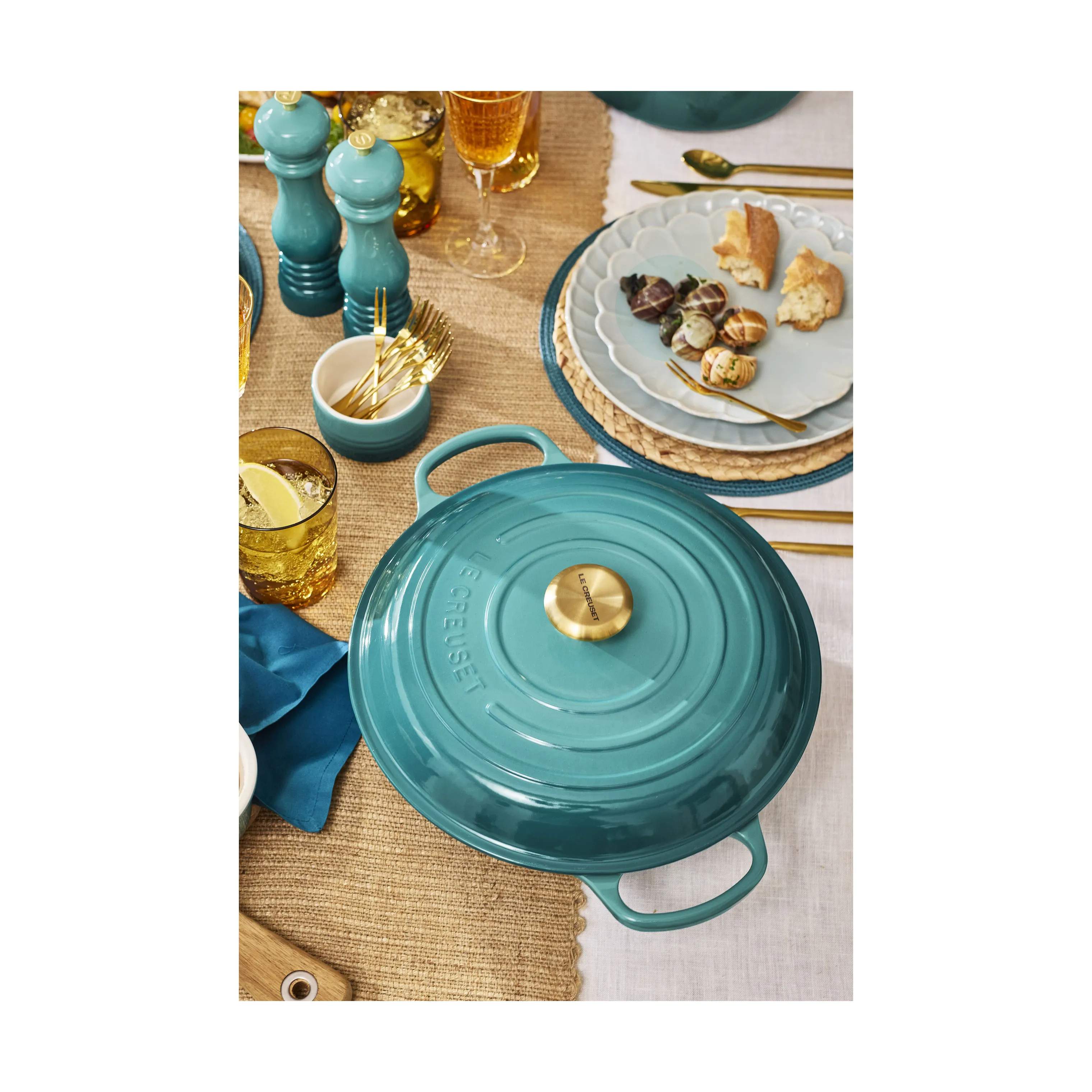 Le Creuset Ramekiner Signature Ramekin i Bleu Riviera, 4