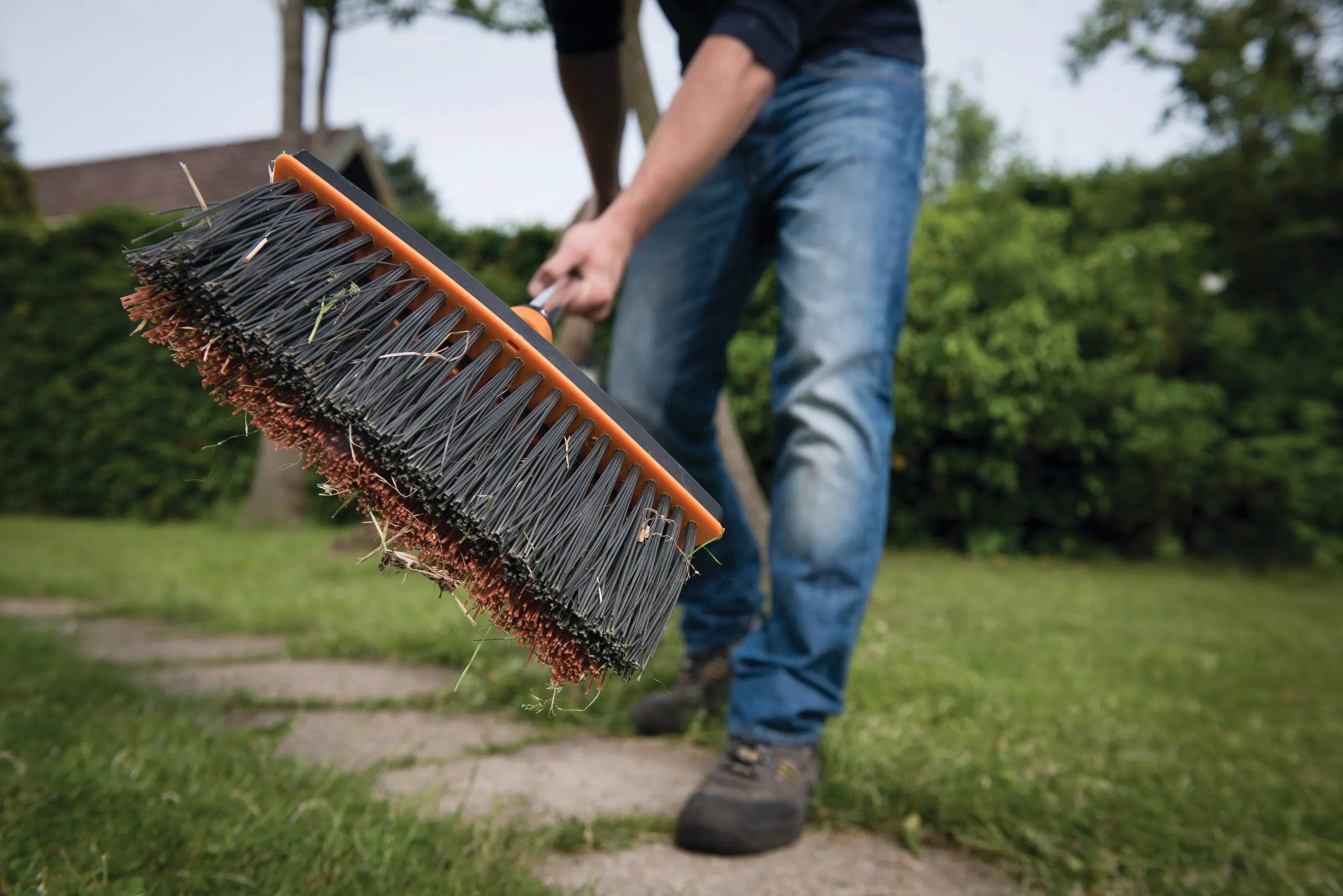 Fiskars Garden Haveredskaber QuikFit™ Gadekost i Sort/Orange, 2