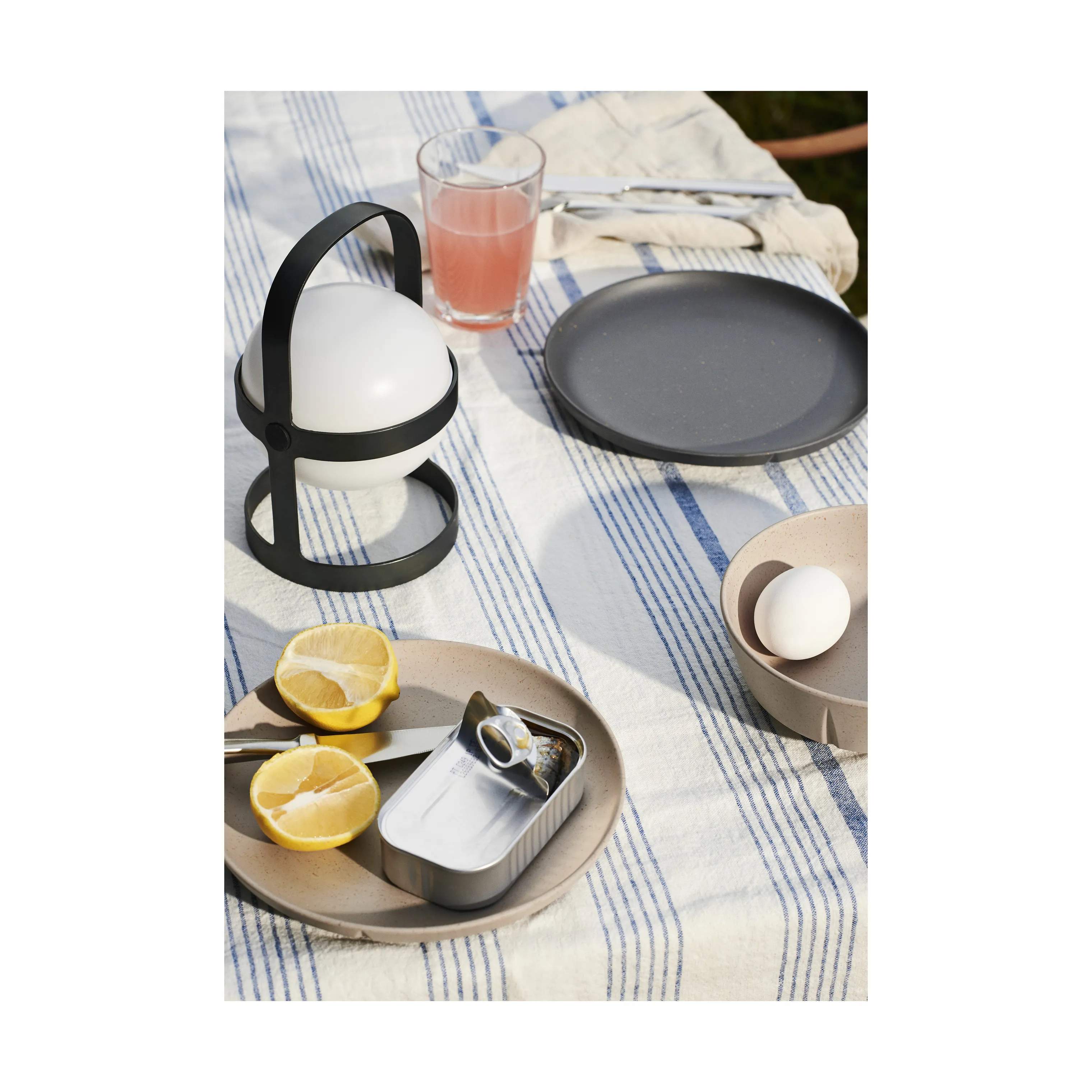 Rosendahl LED-lamper Soft Spot Solar Lampe i Hvid/sort, 18,5 cm, 2