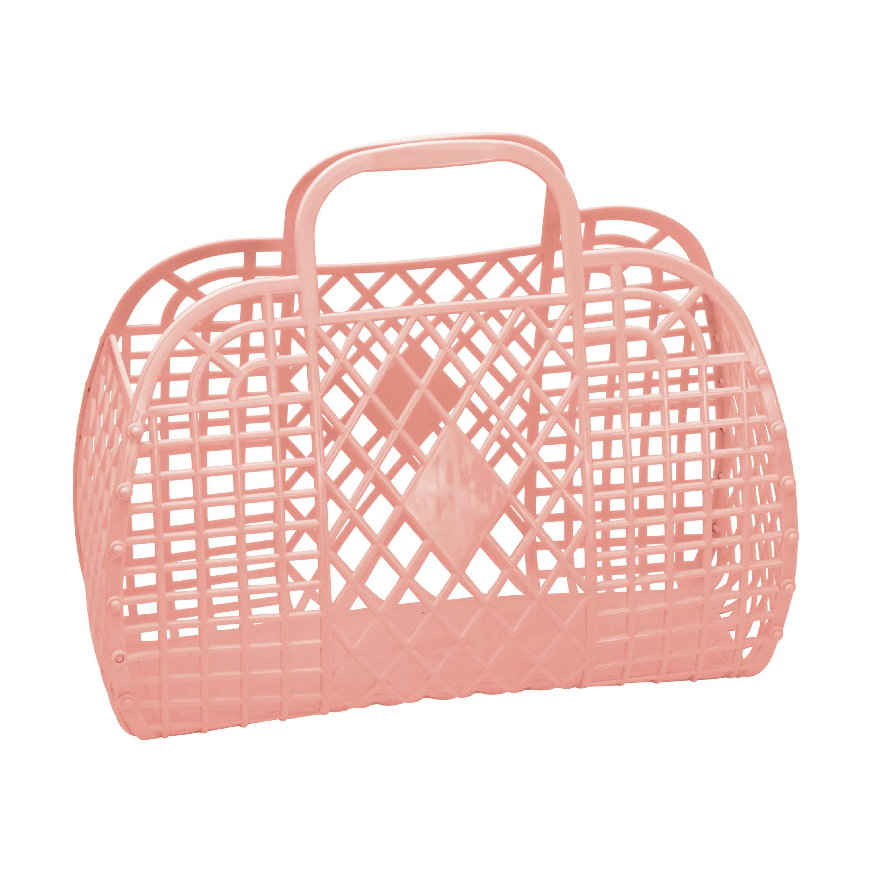 Retro Taske - Stor, peach b 14 x l 35 x h 30 cm, large