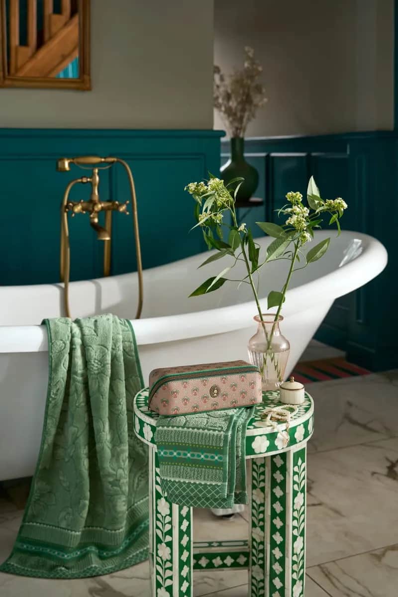 PIP Studio Toilettasker Cyrille Kosmetiktaske i Lysegrøn, Small, 2