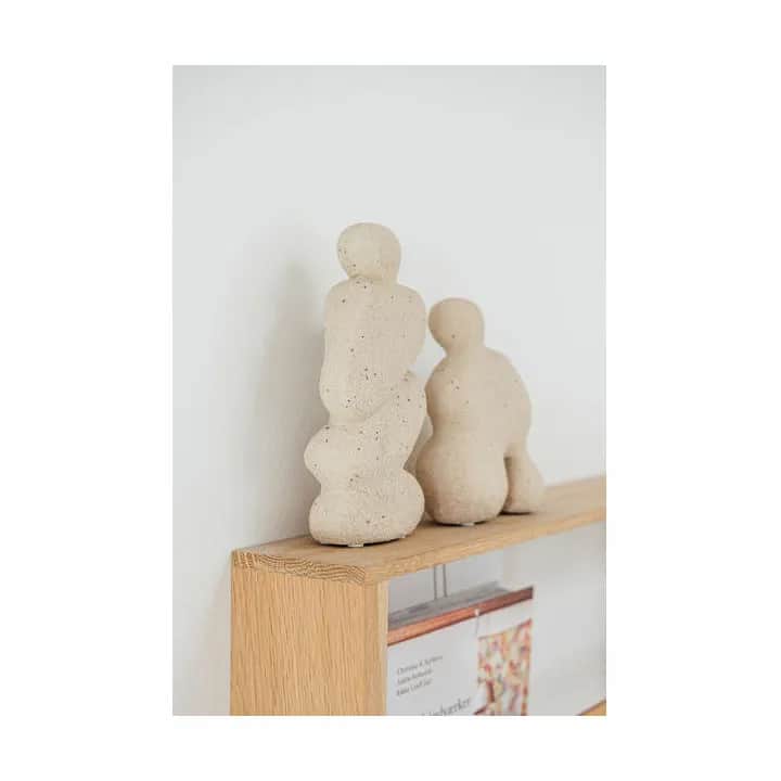Eightmood Dyrefigurer Ebb Figur i Beige, 18,5 cm, 2