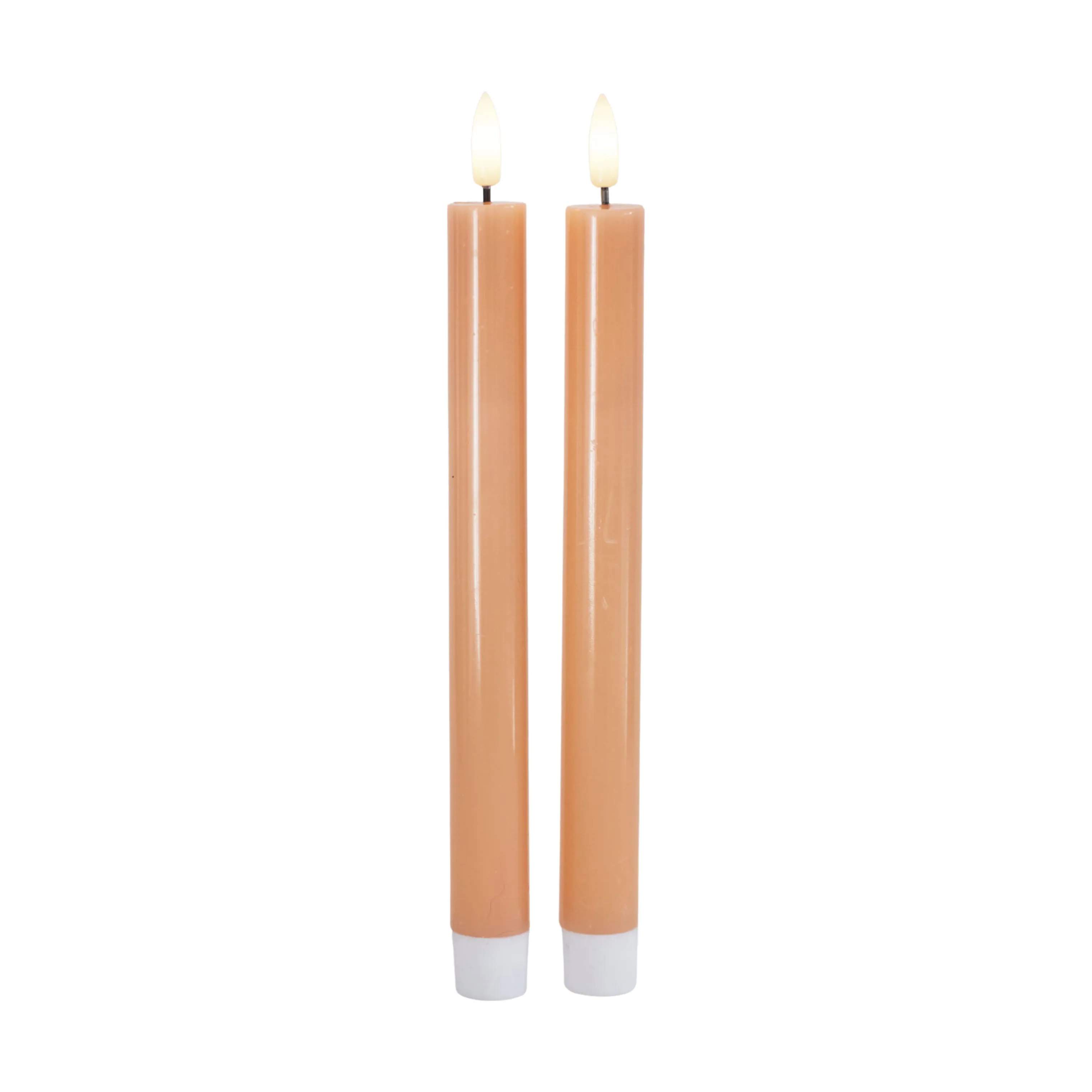Sirius LED-lys Sille LED Kronelys - 2 stk i Peach, 1