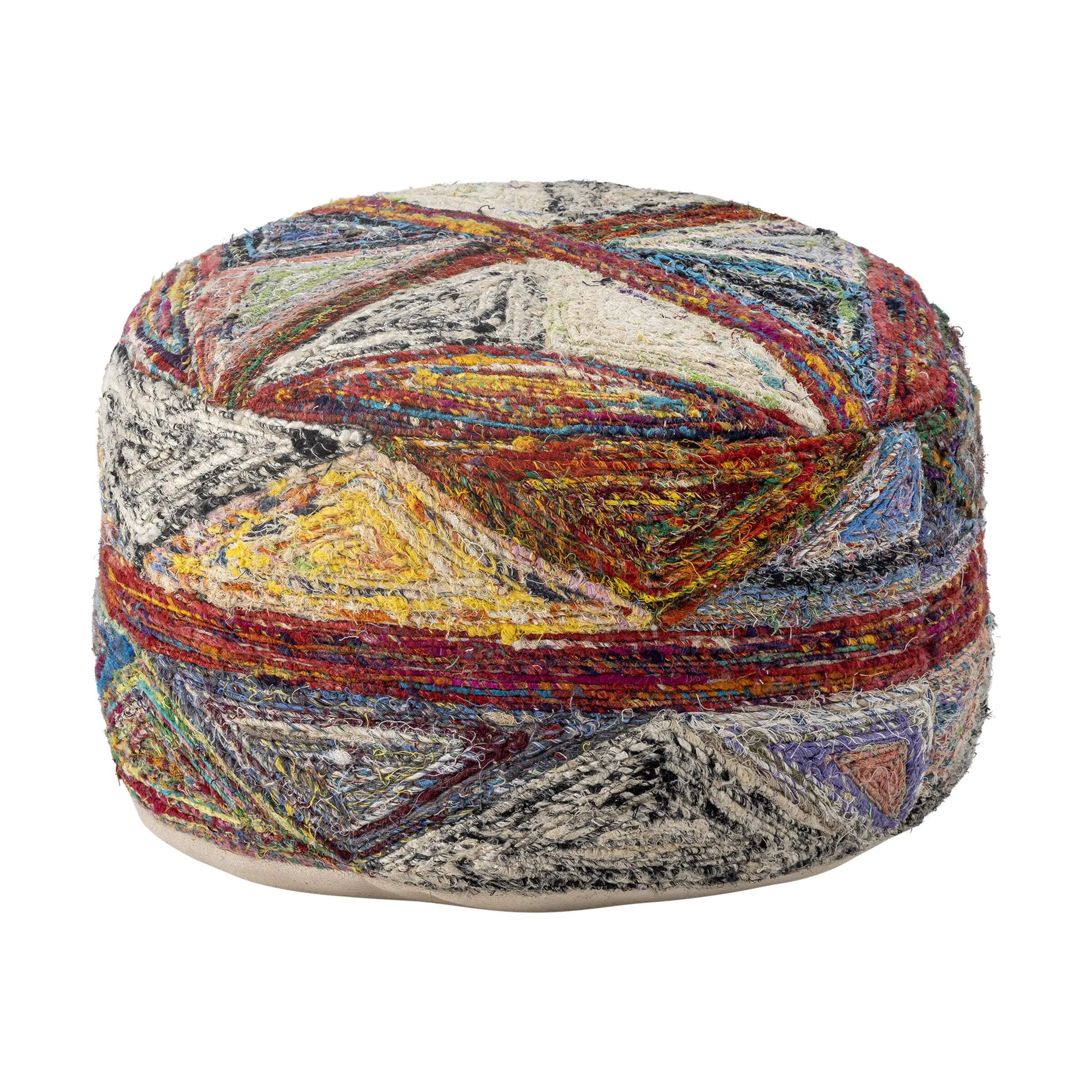 Torano Puf, multifarvet, large