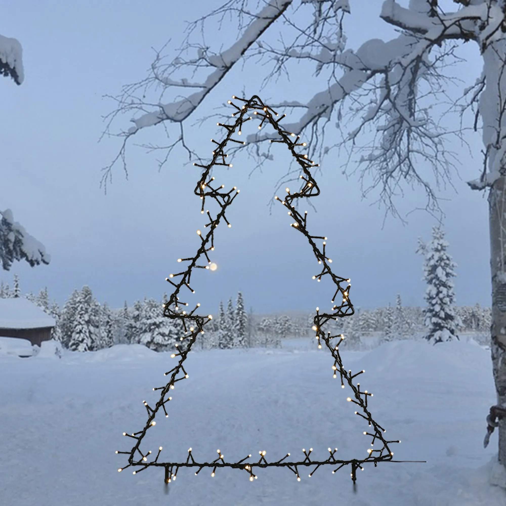 Nordic Winter Øvrigt julepynt Metal Juletræ i Sort, 2
