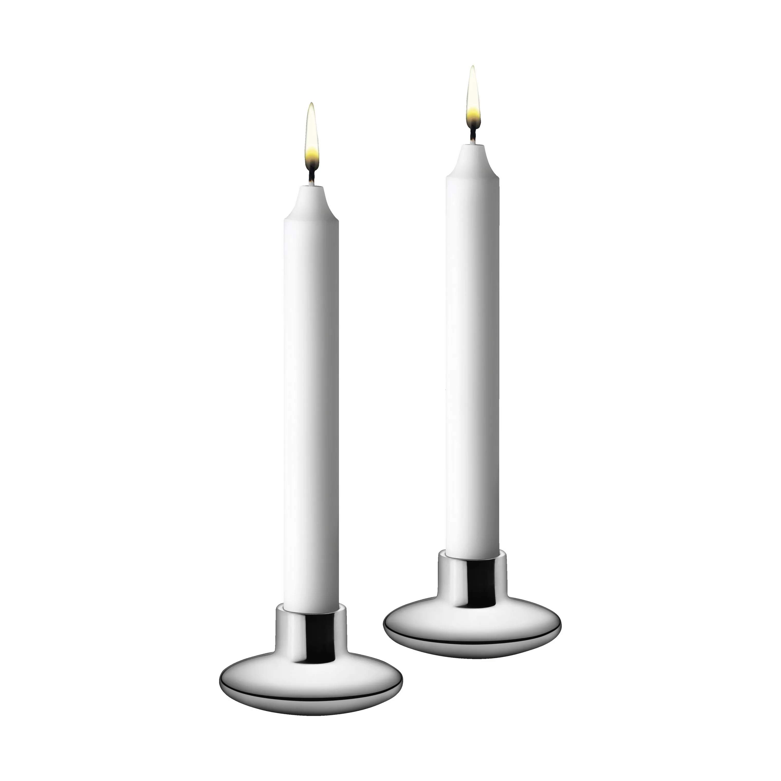 Georg Jensen Kronelysestage Henning Koppel Koppel Lysestager - 2 stk. i Blank, 2