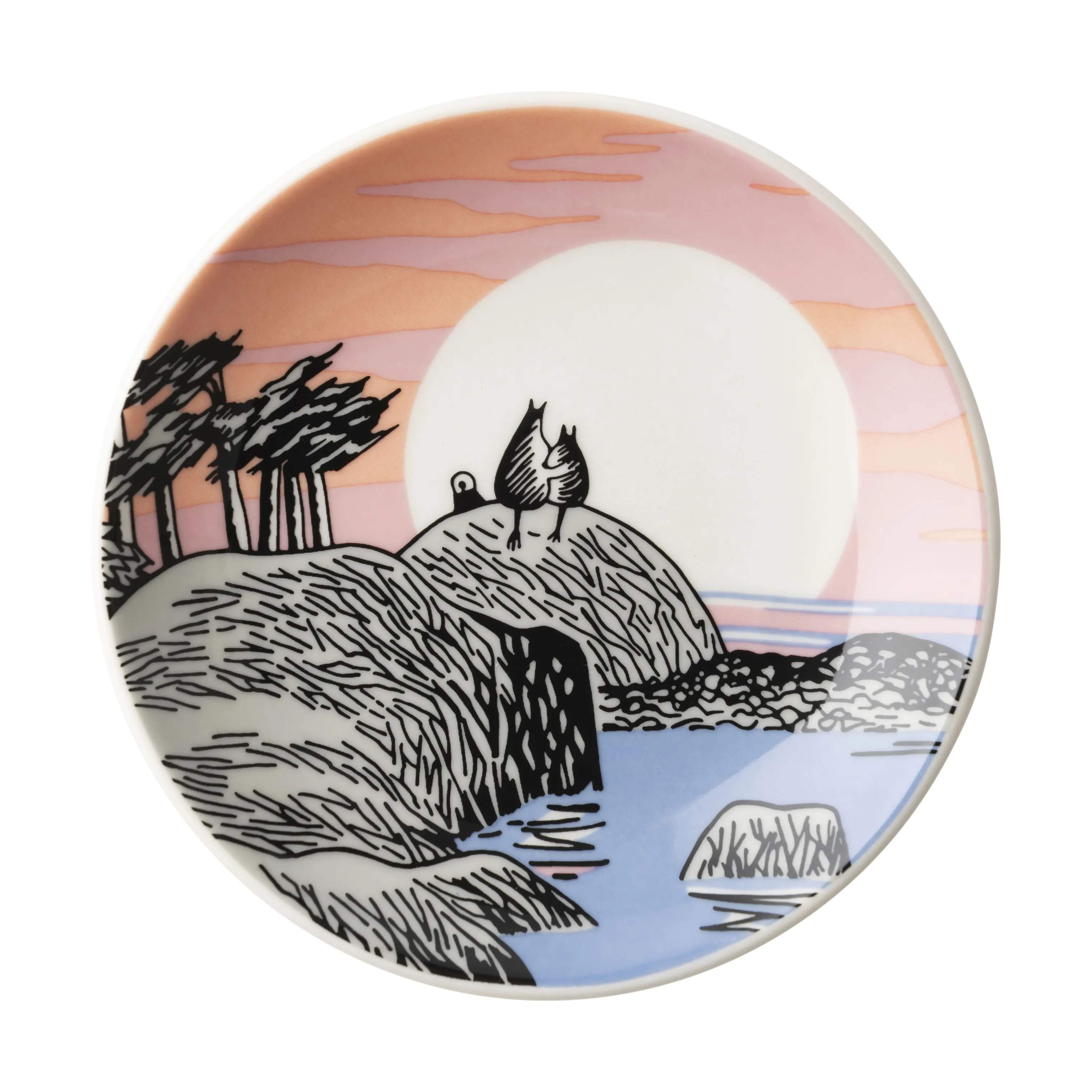 Moomin Arabia Kage- og desserttallerkener Mumidag 2026 Mini Fad - Mumidag 2018 i Mumidag 2018, 1