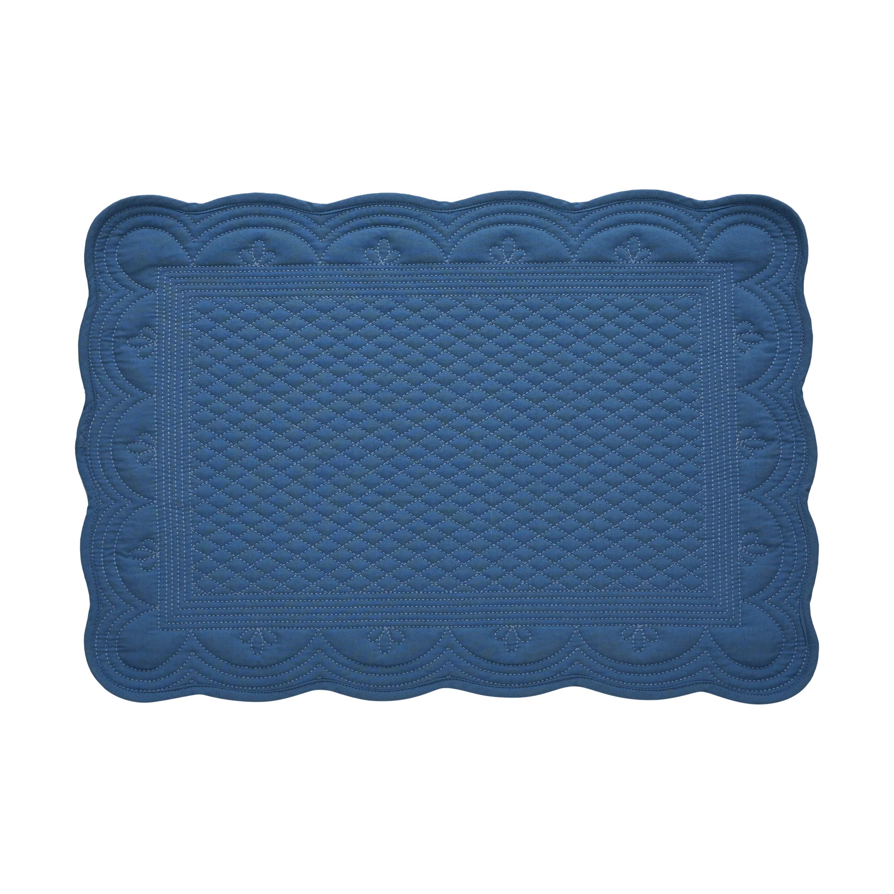 Lene Bjerre Dækkeservietter Estrid Dækkeserviet i Blå, 1