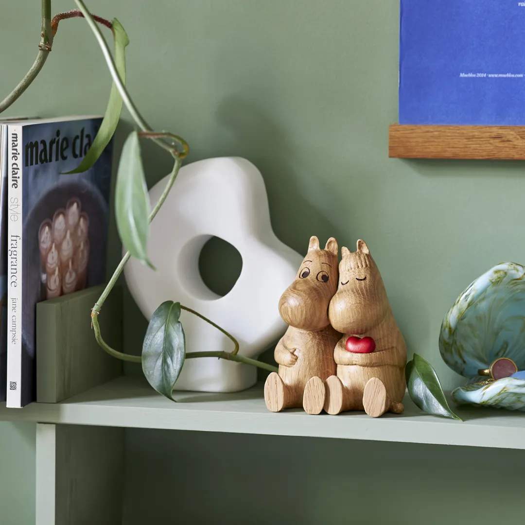 Moomin Øvrige figurer Mumitroldene Træfigur - Kram i Kram, 10 cm, 3