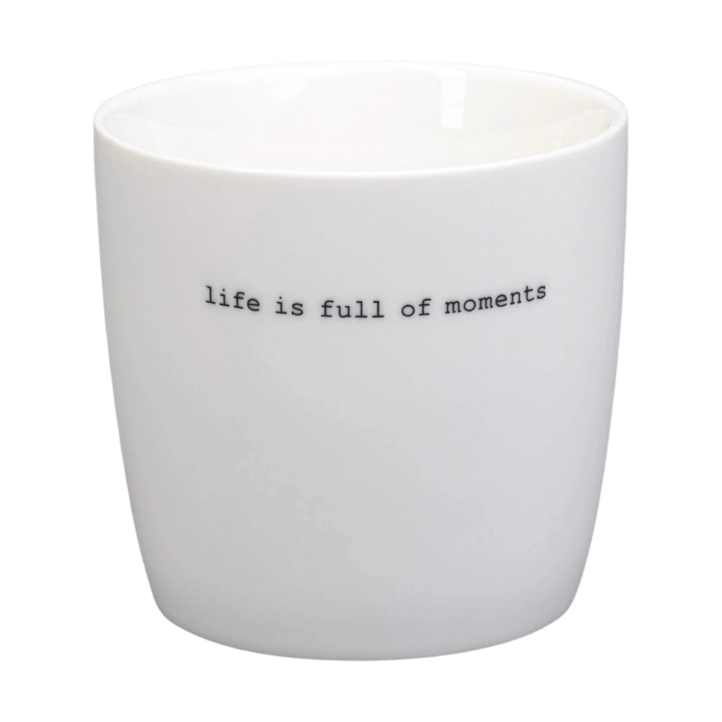 Krus - Life Is Full, hvid, large