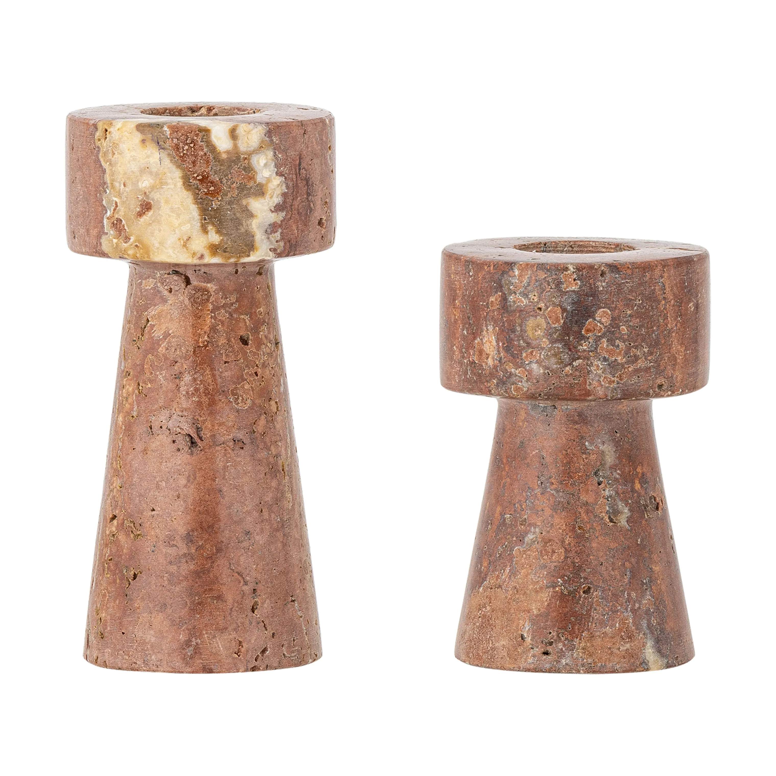 Bloomingville Kronelysestage Anneli Lysestage - 2 stk. i Lyserød, 1