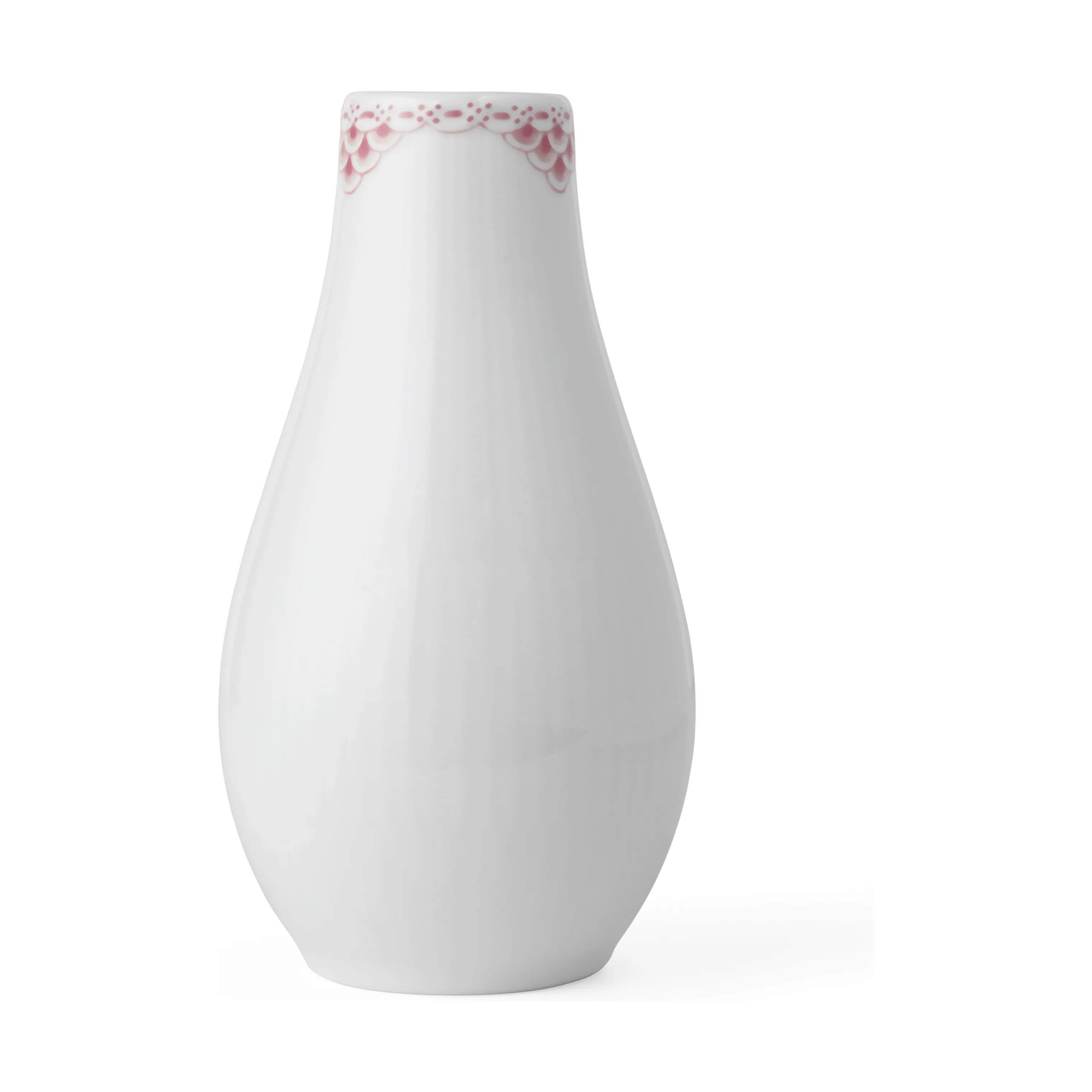 Koral Riflet Blonde Vase, hvid/koral, large