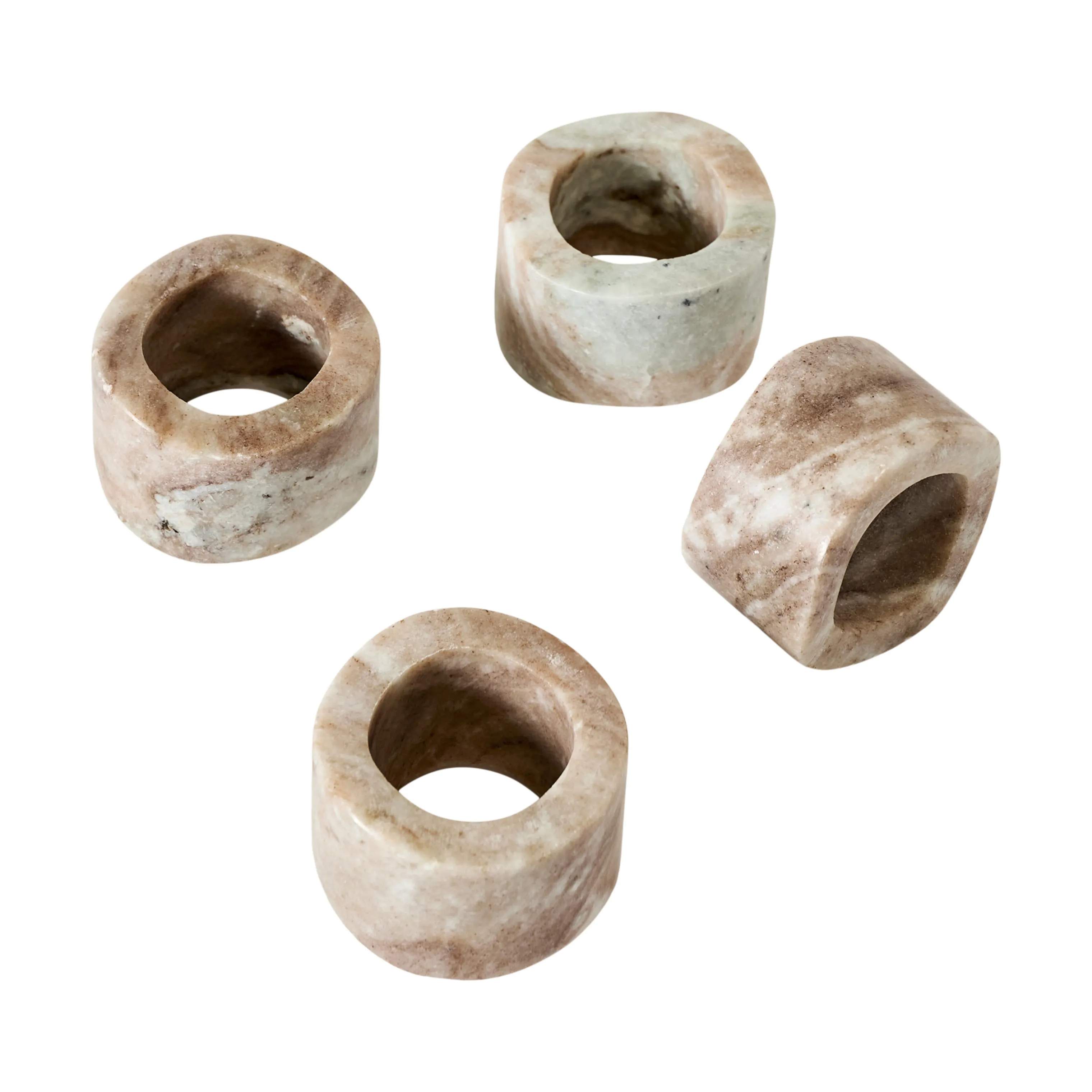 Muubs Servietringe og -holdere Vita Servietring - 4 stk. i Beige, 1