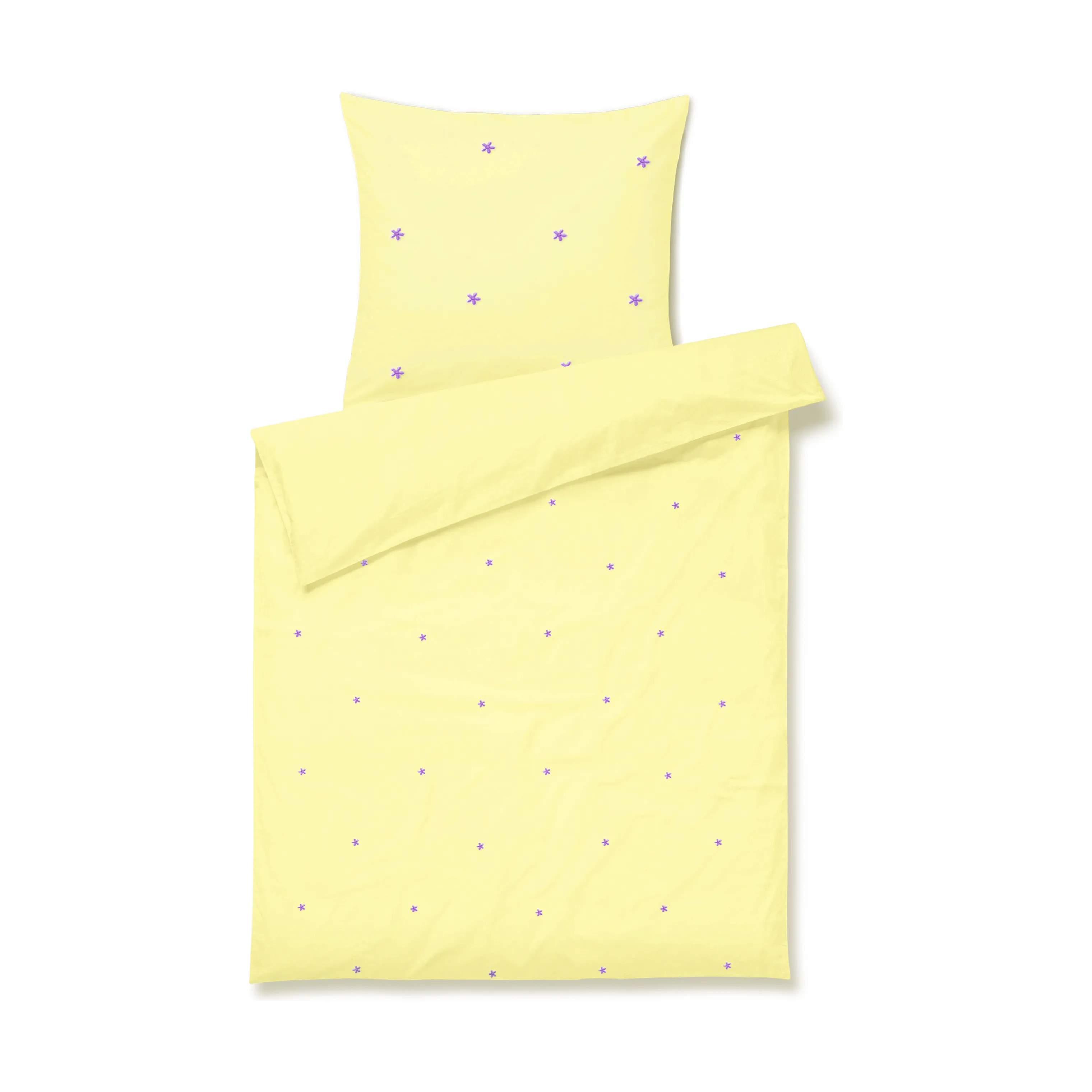 Juna Babysengetøj Daisy Baby Sengetøj i Gul, 1