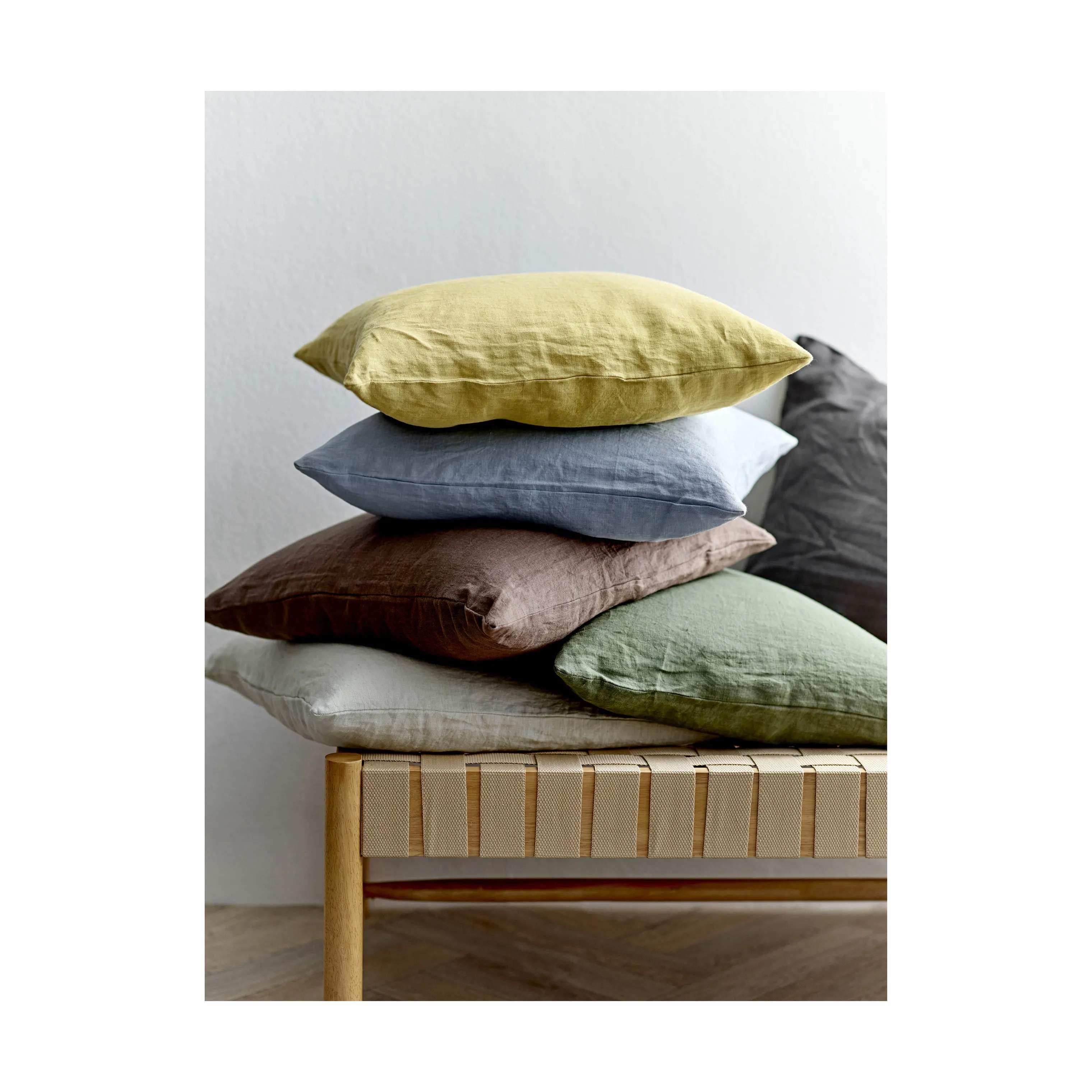 Södahl Pyntepuder Linen Pude i Ash, 3