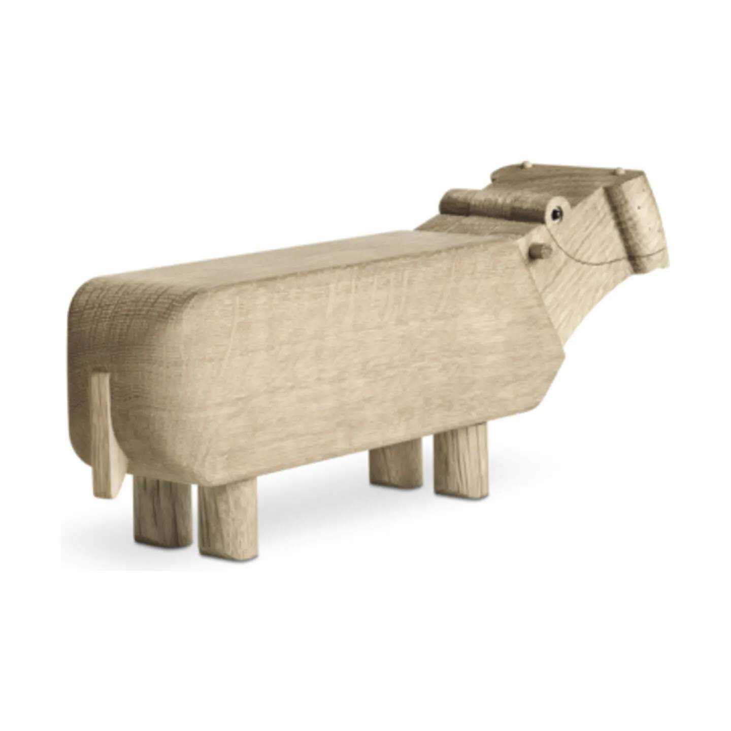 Kay Bojesen Dyrefigurer Liliput Flodhest i Eg, 3