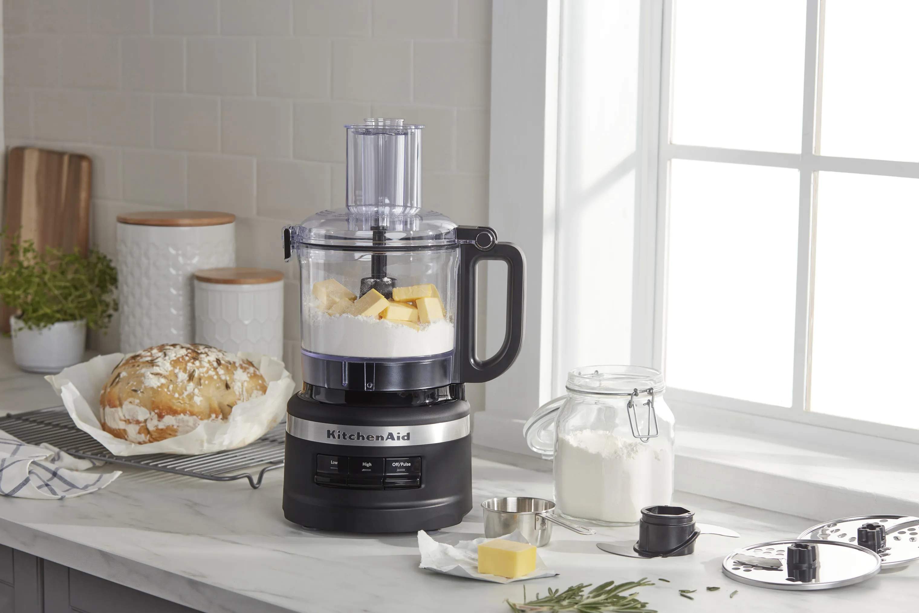 KitchenAid Foodprocessorer 7 Cup 7Cup Foodprocessor i Mat sort, 5