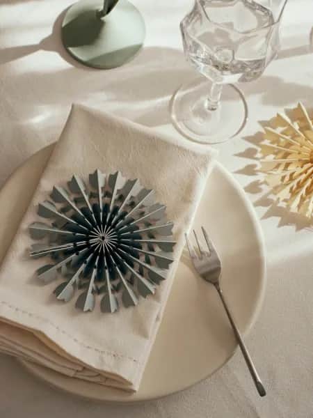 Broste Copenhagen Påskeæg og ophæng Tulip Rosette i Gul, 3