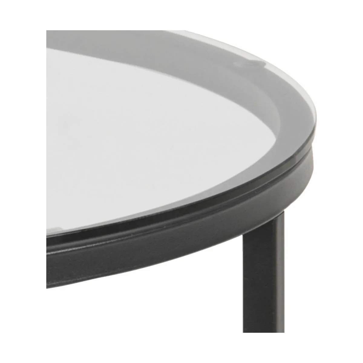 CASA Living Sideborde Cross Hjørnebord i Røg/sort, 4