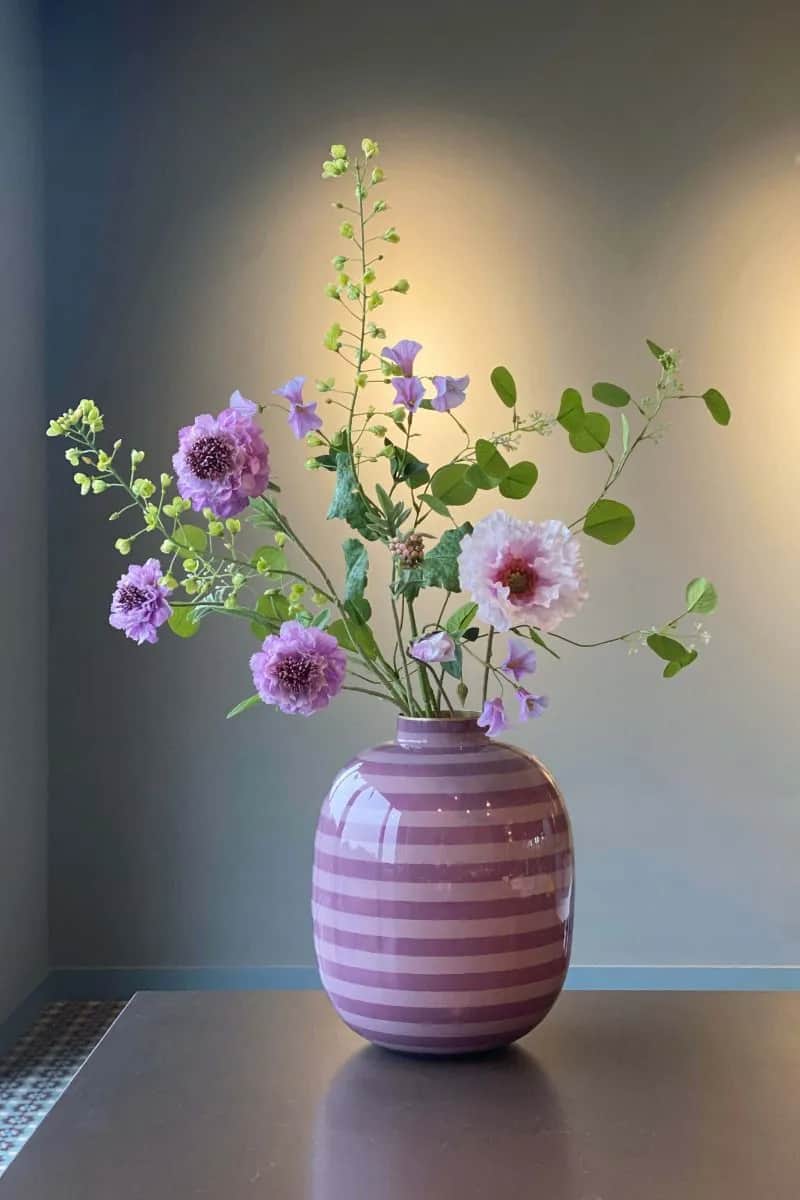PIP Studio Vaser Pip Studio Home Accessories Vase i Lilac Stripes, 2